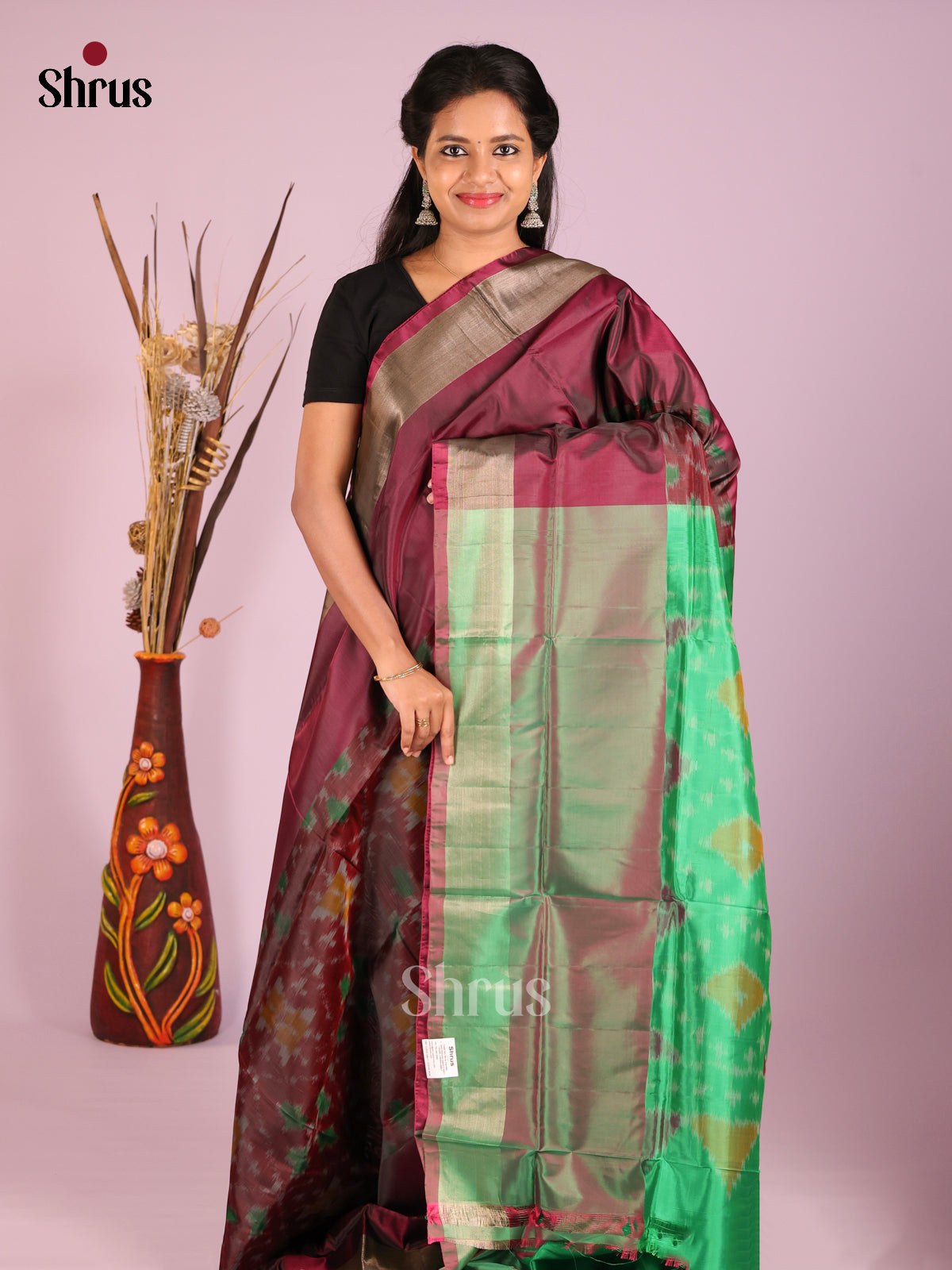 DIS05652 - Semi uppada Saree - Shop on Shrus.com