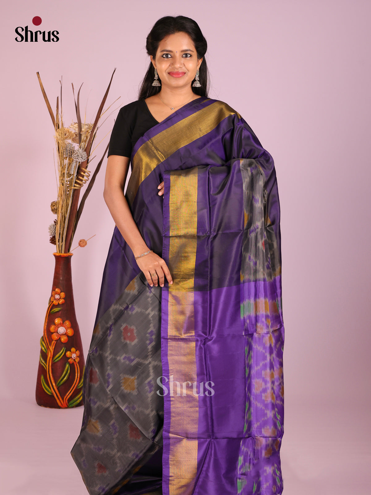 DIS05662 - Semi uppada Saree - Shop on Shrus.com