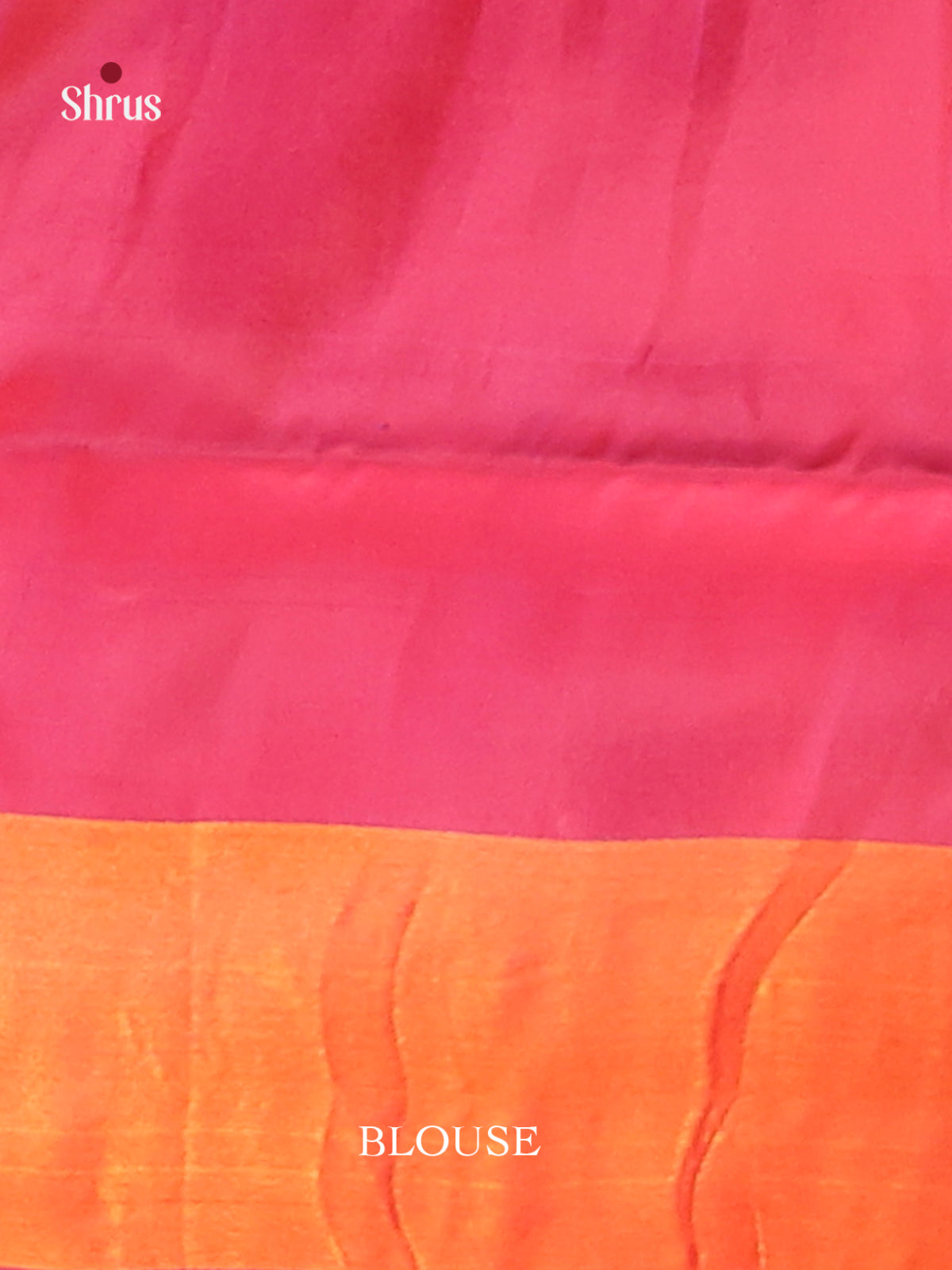 Blue & Maroon - Semi uppada Saree