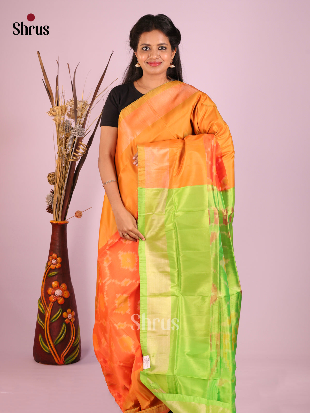 DIS05680 - Semi uppada Saree - Shop on Shrus.com