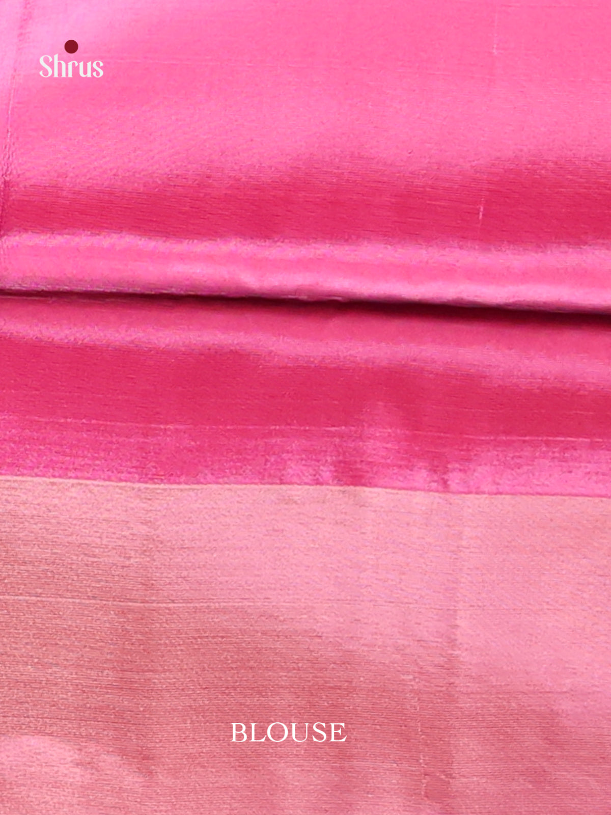 Blue & Pink - Semi uppada Saree