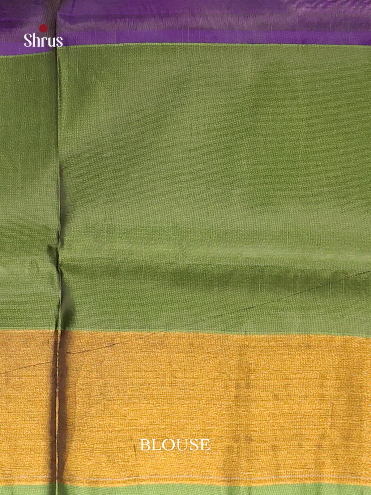 Green & Violet - Semi uppada Saree
