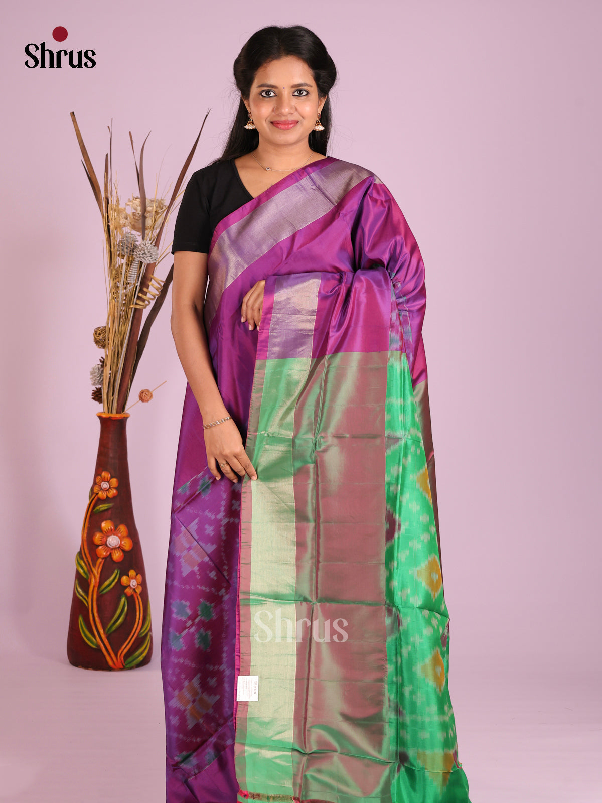 DIS05712 - Semi uppada Saree - Shop on Shrus.com