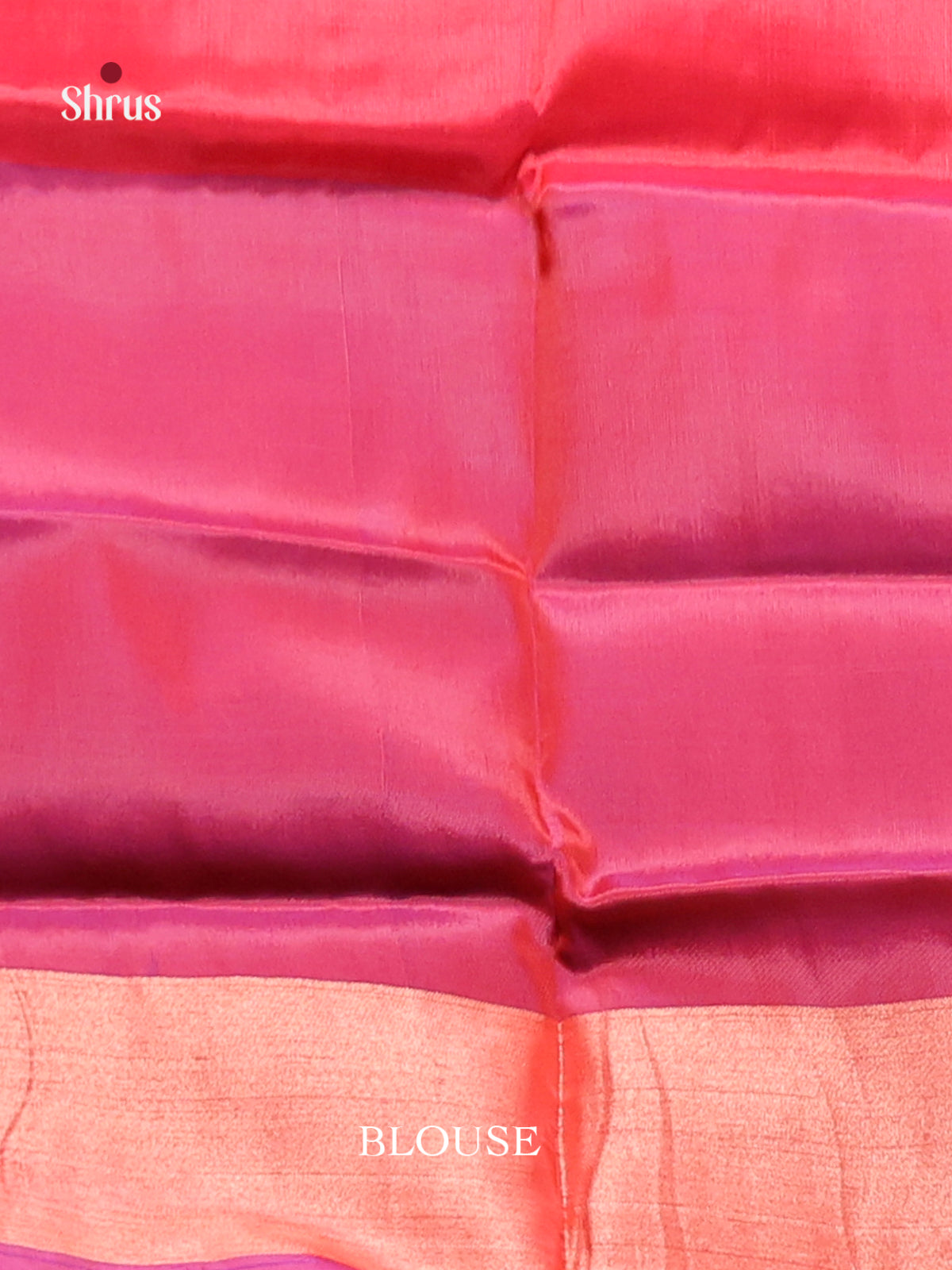 Blue & Maroon - Semi uppada Saree