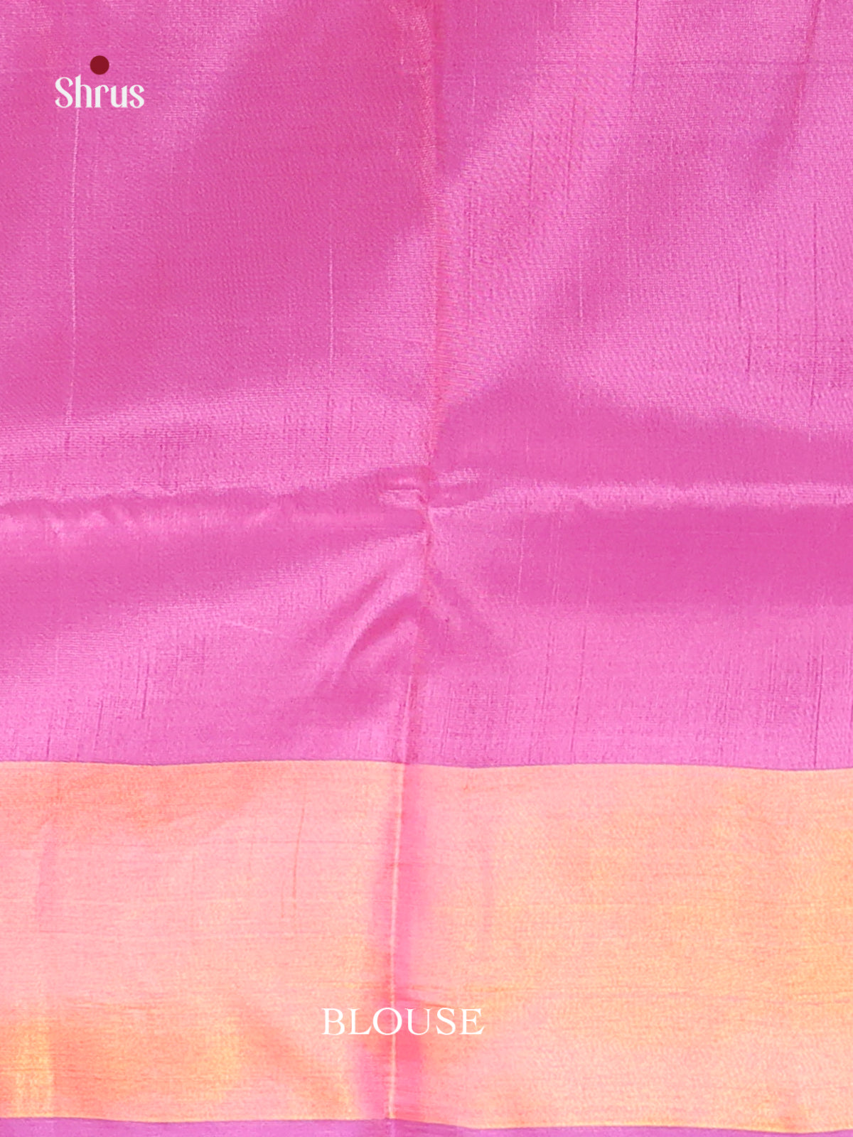 Black & Pink - Semi uppada Saree