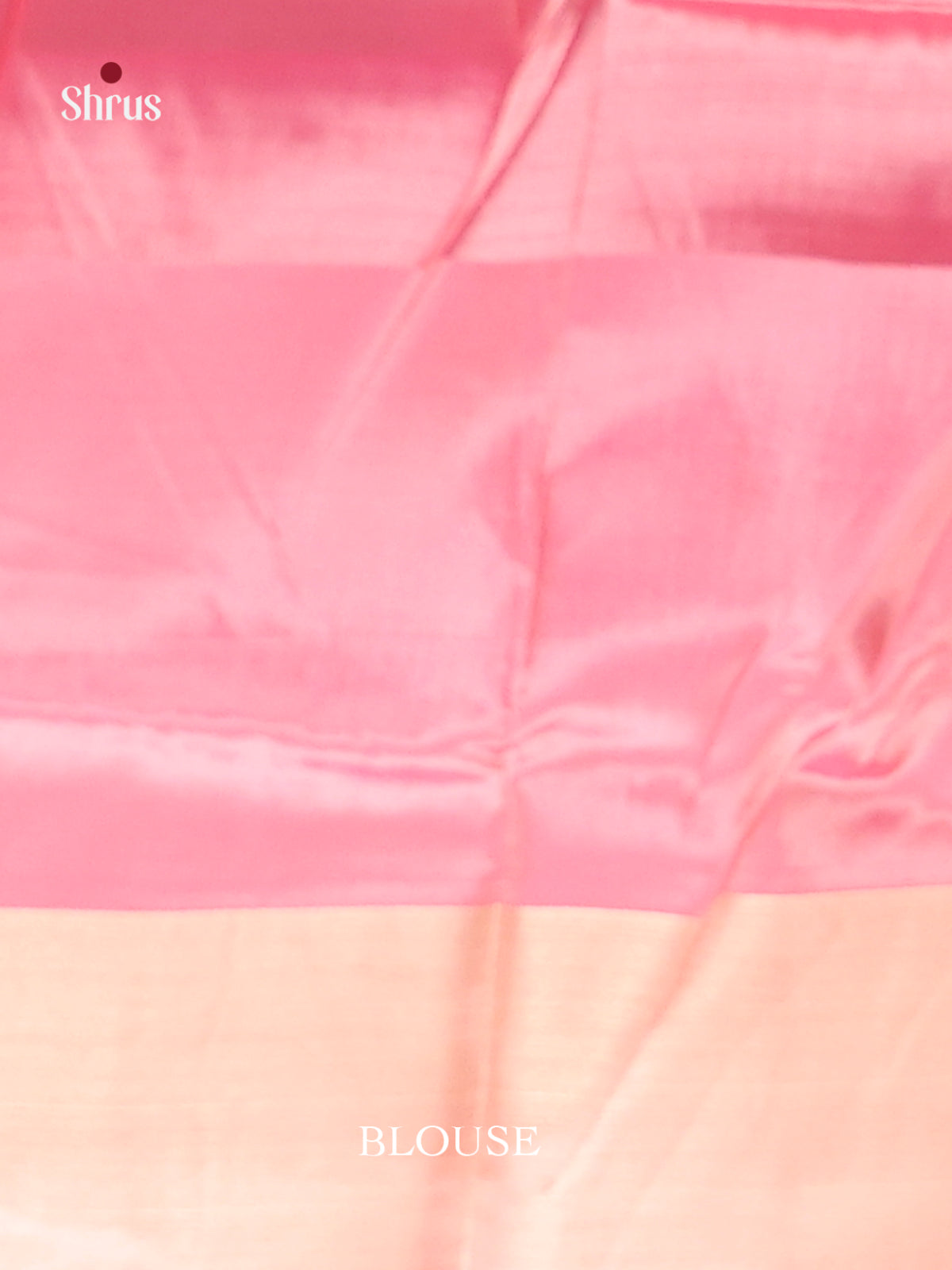 Sky Blue & Pink - Semi uppada Saree