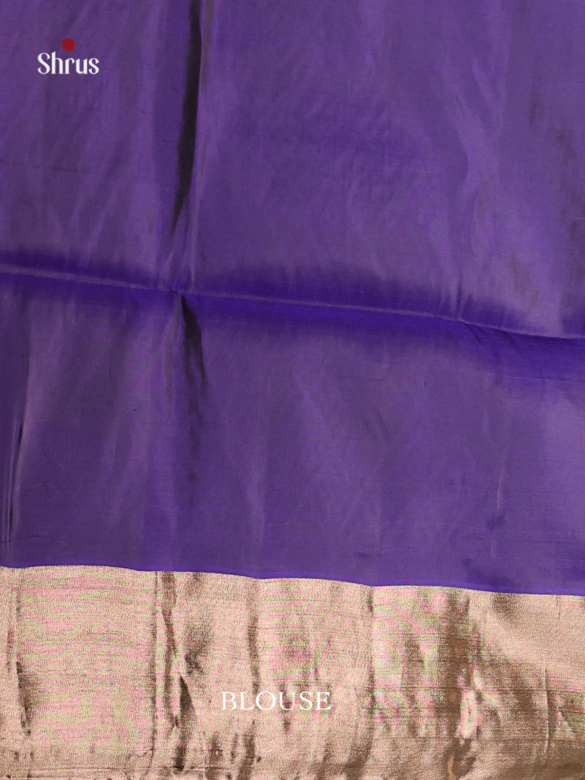 Purple & blue - Softsilk-halfpure Saree - Shop on Shrus.com