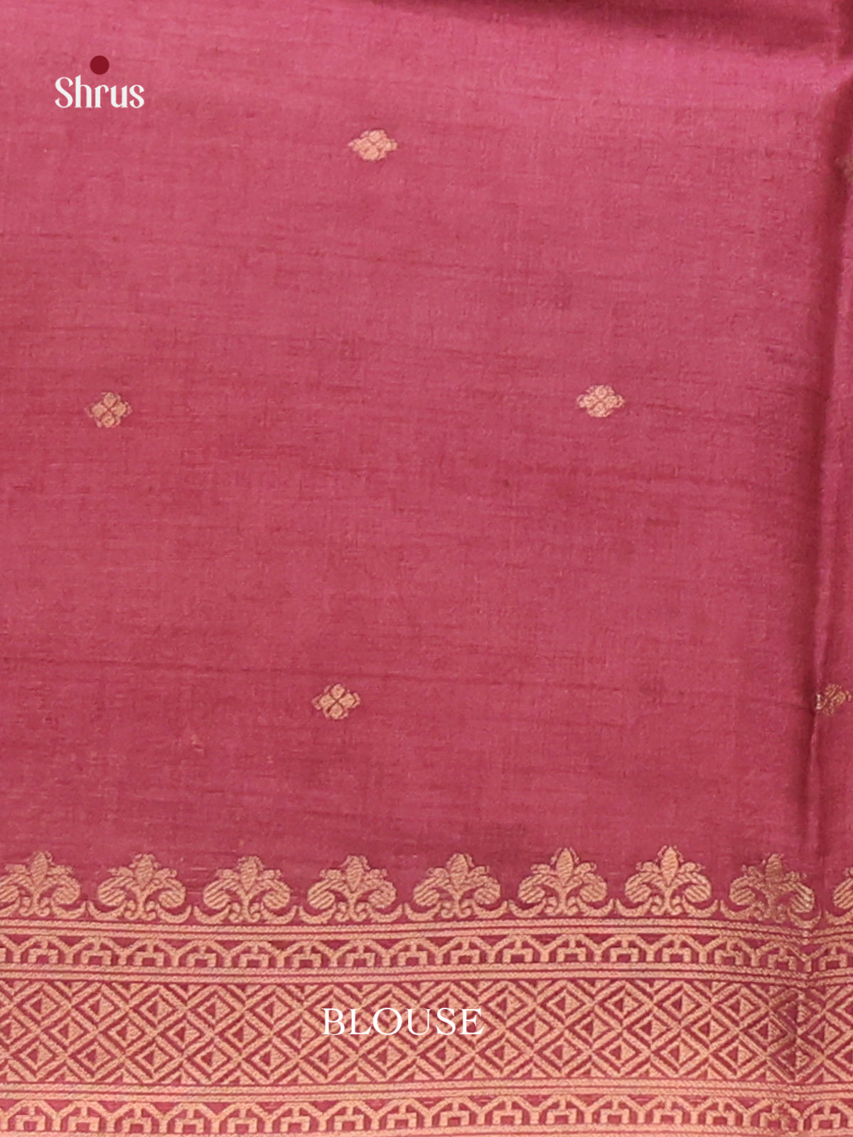 Pink - Semi Tussar Saree