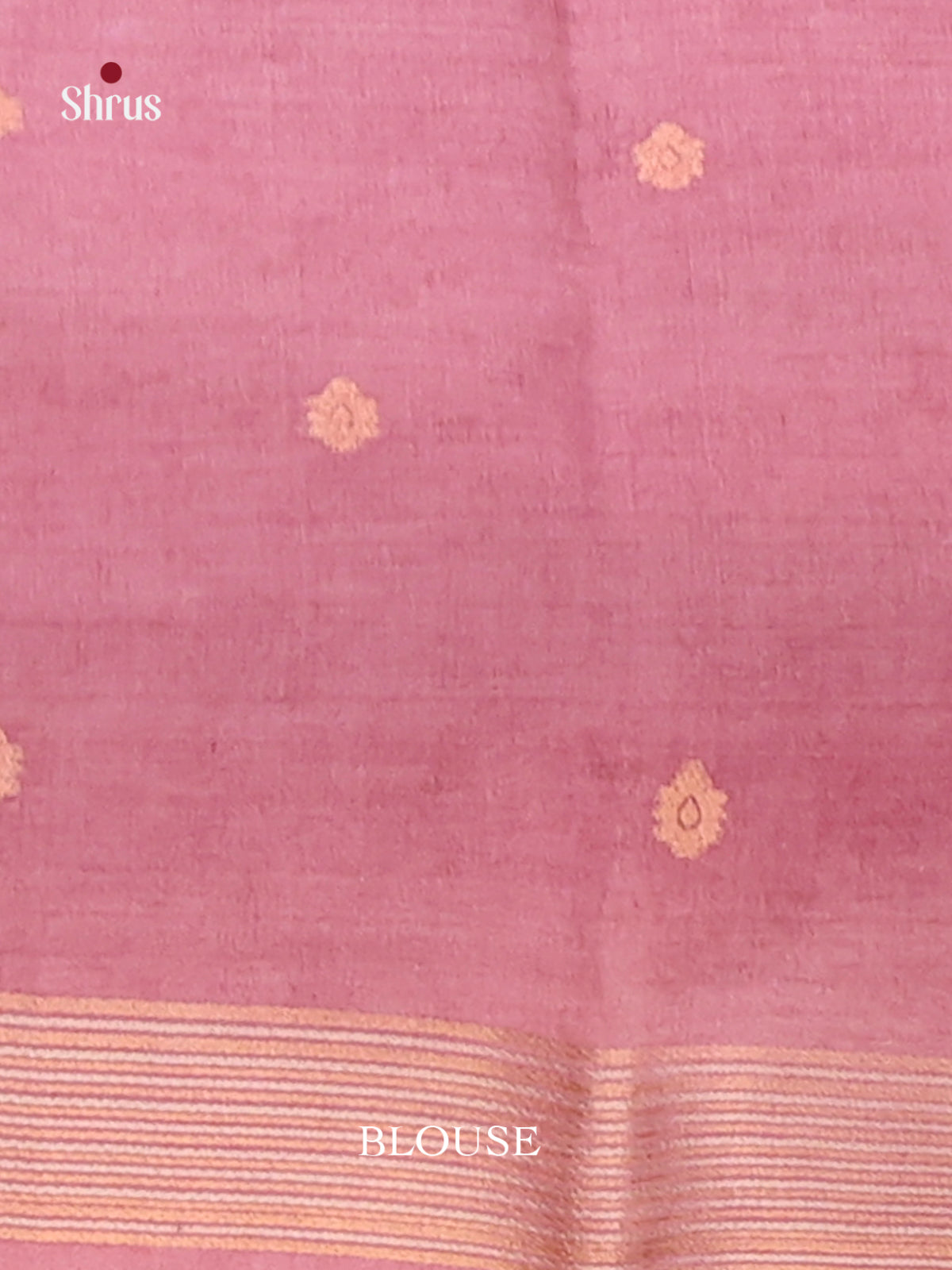Dusty Brown & Lavender- Semi Tussar Saree