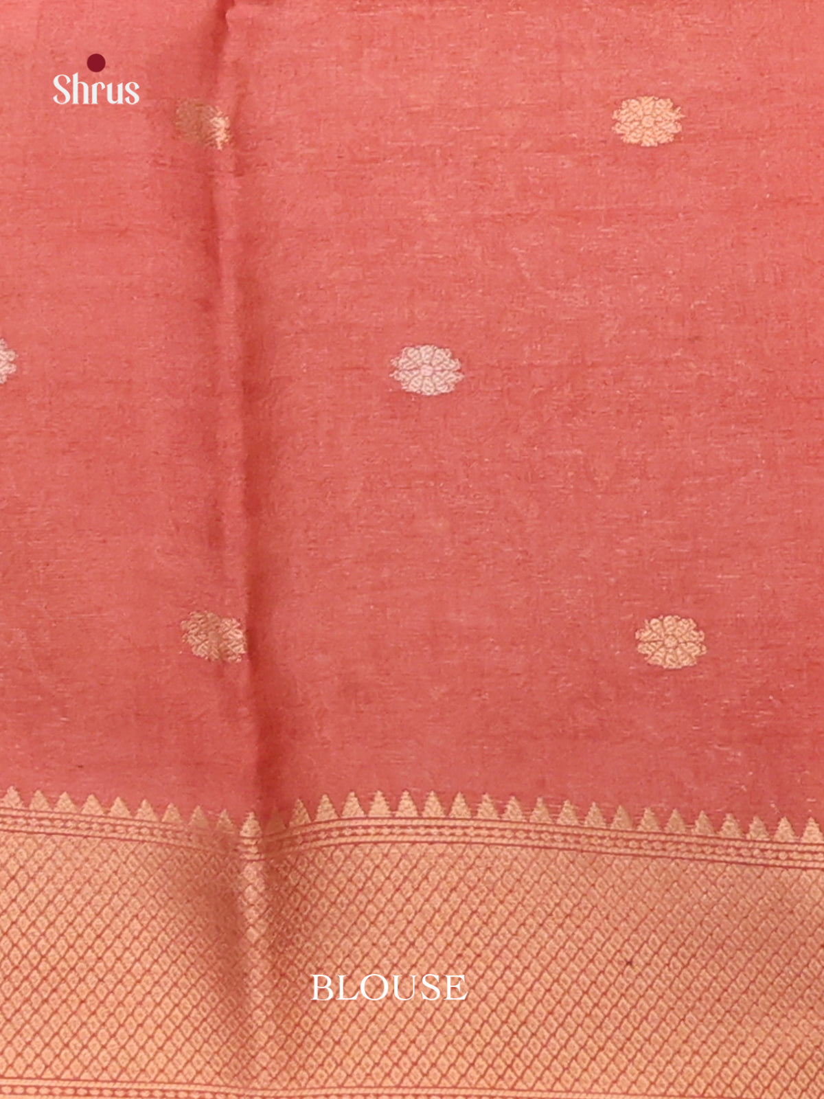 Dusty Brown - Semi Tussar Saree