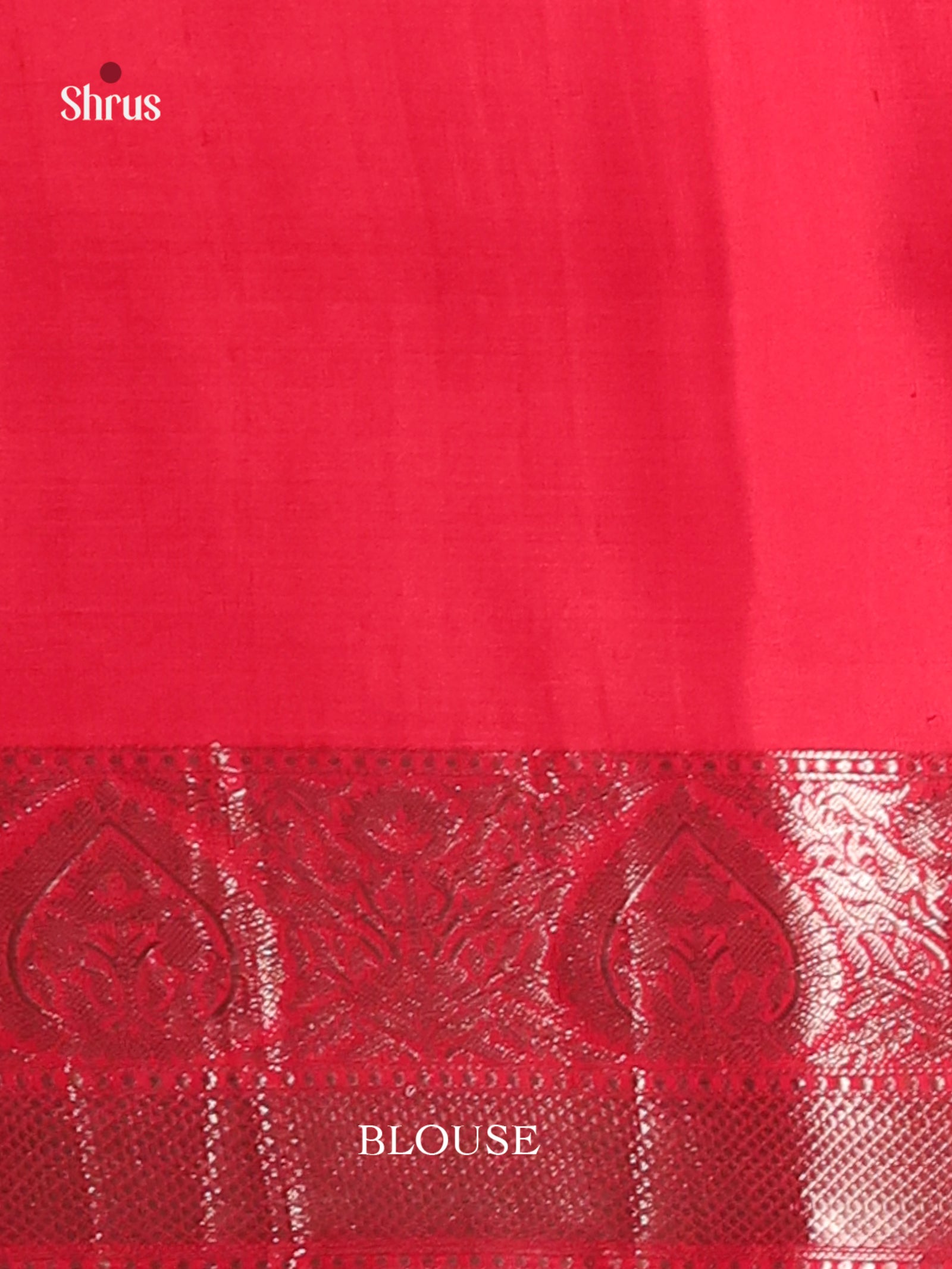 Striking Lime Green Soft Silk Saree With Ikkat Leaf Pattern & Red Zari Border 2