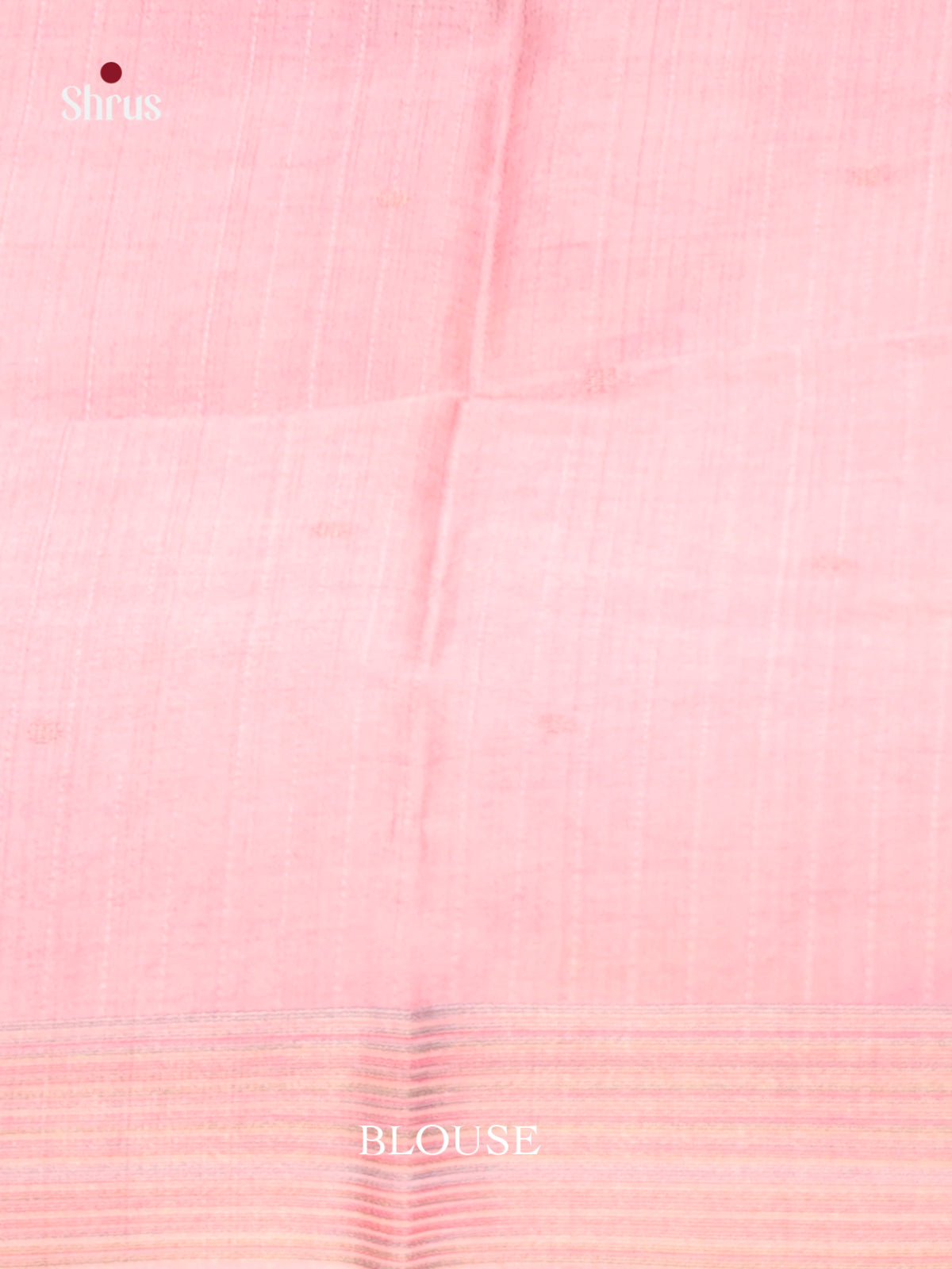 Pink - Semi Tussar Saree