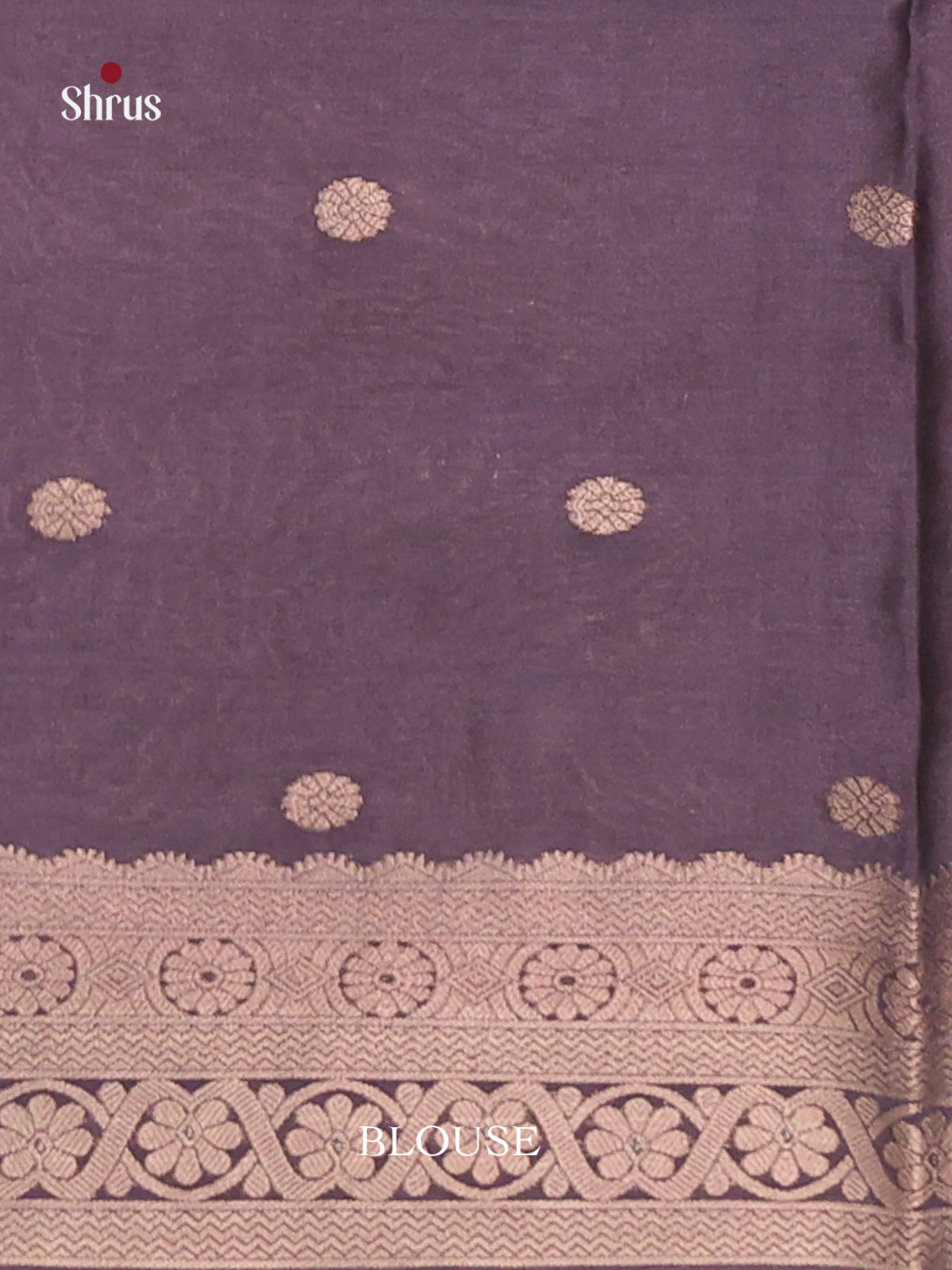 Blue & Brown- Semi Tussar Saree
