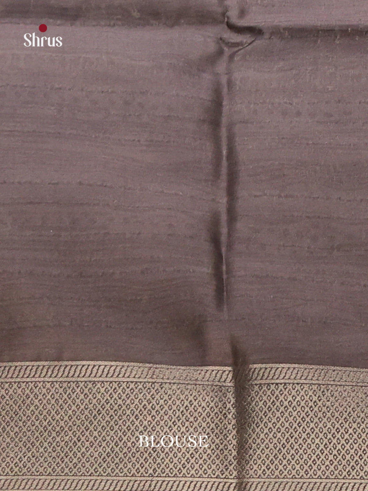 Blue & Grey - Semi Tussar Saree