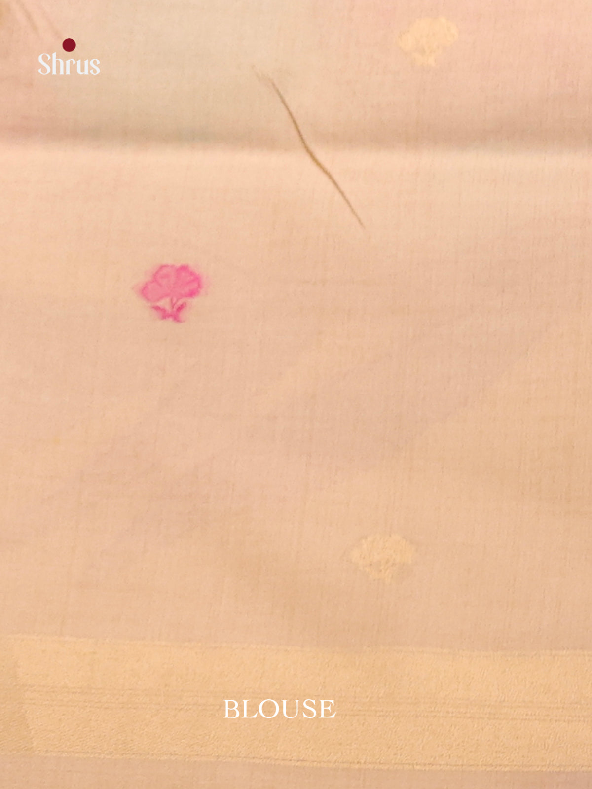 Peach - Semi Tussar Saree