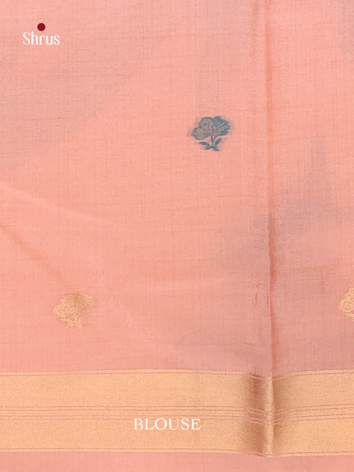 Peach - Semi Tussar Saree
