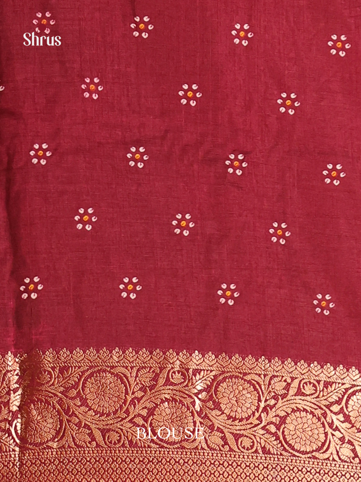 DIS06153 - Bandhini Saree - Shop on Shrus.com