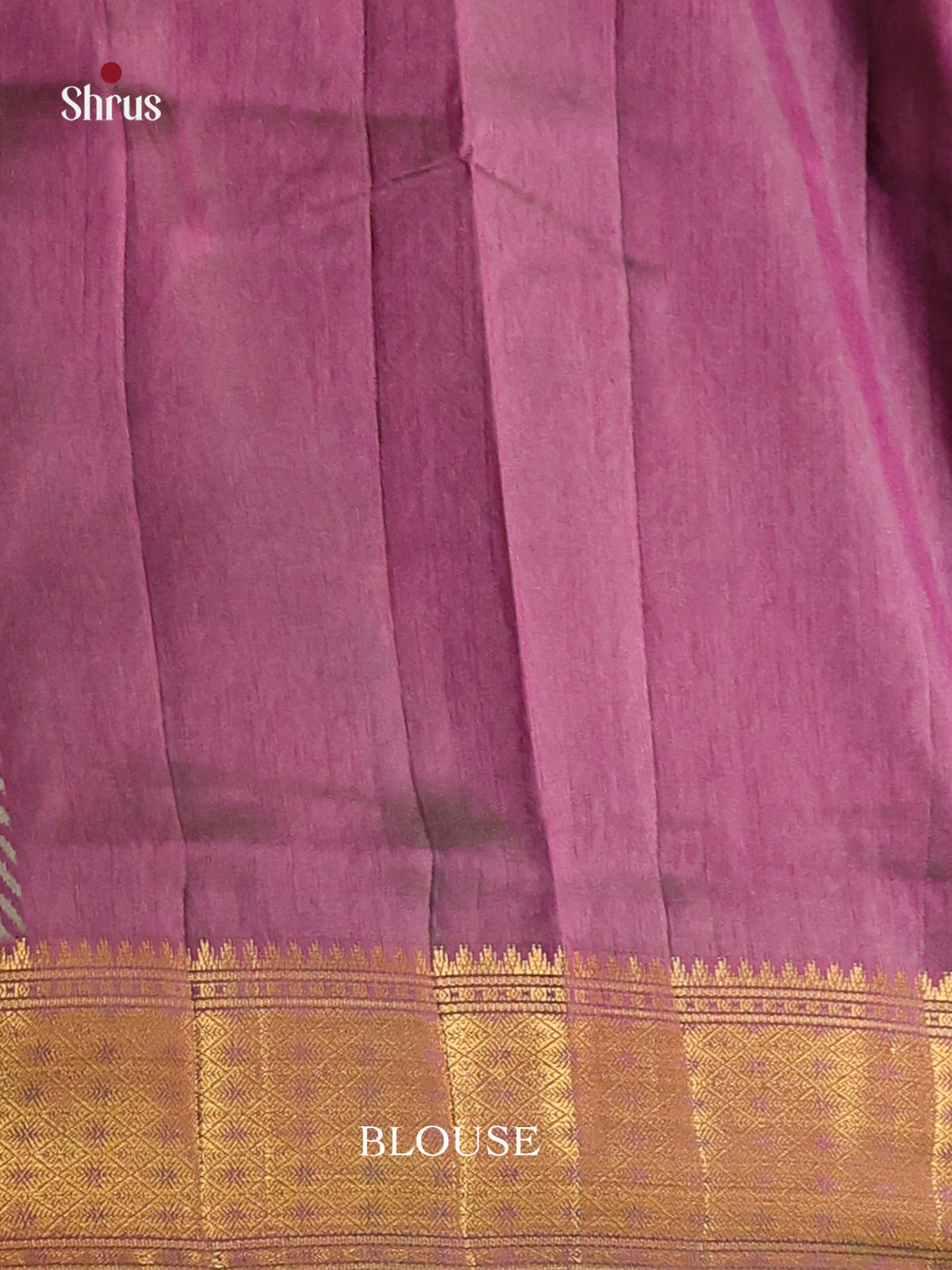 Blue  & Purple - Semi Patola Saree