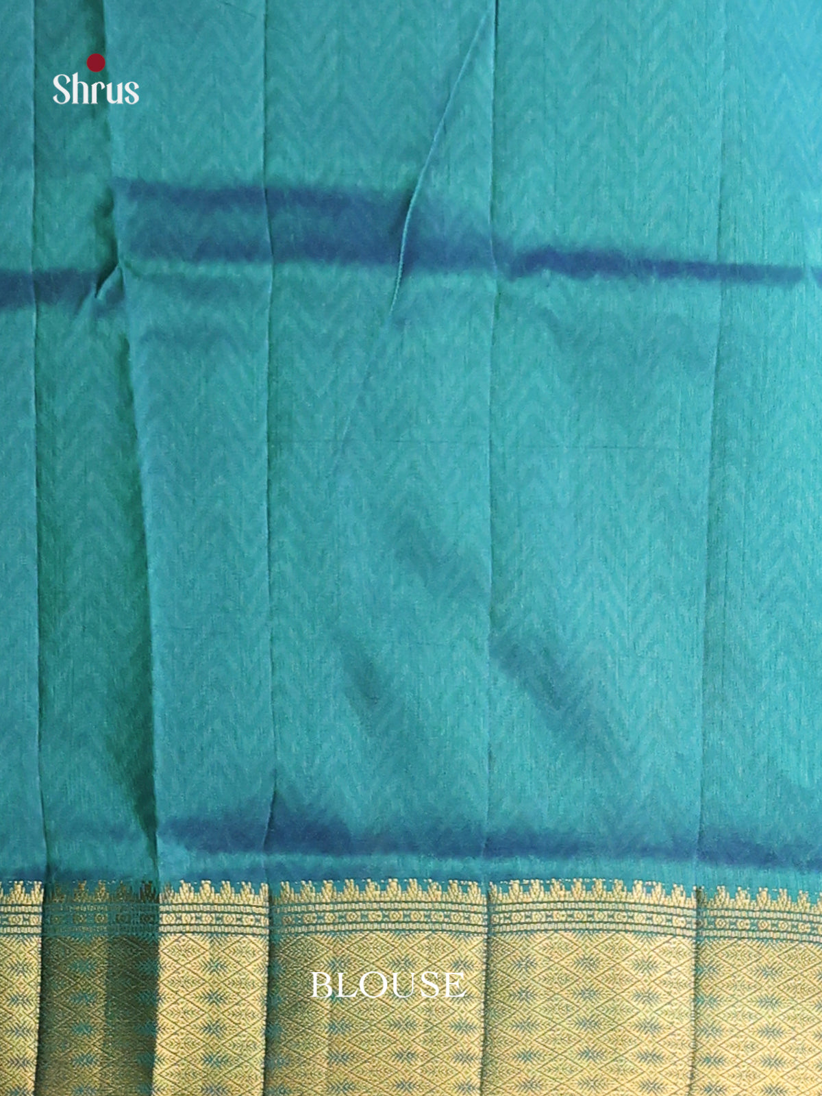 Blue & Green- Semi Patola Saree
