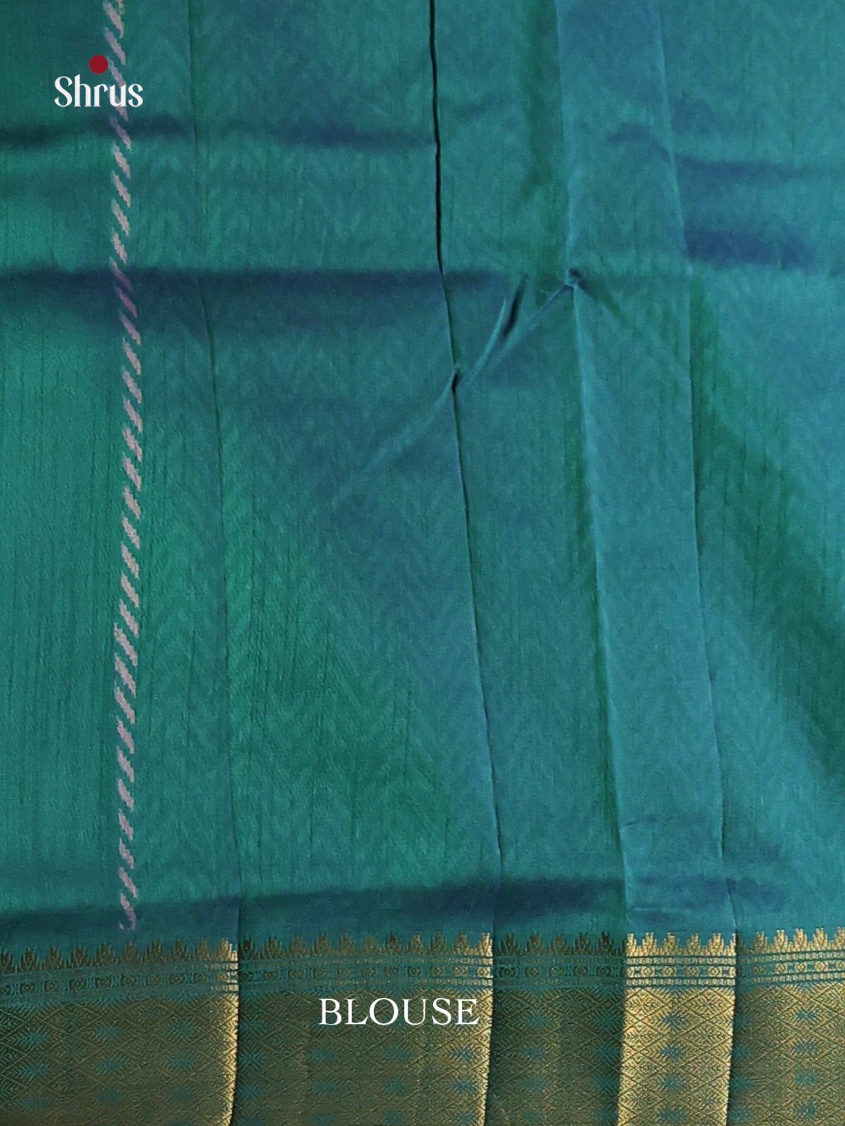 Blue & Teal- Semi Patola Saree