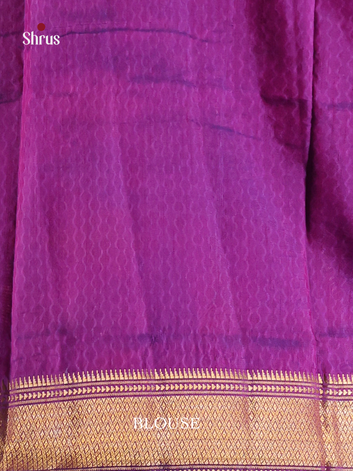 Blue & Purple - Semi Patola Saree