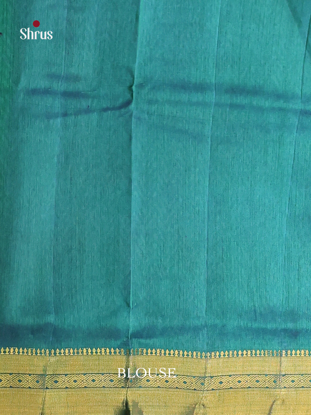 Blue & Green - Semi Patola Saree