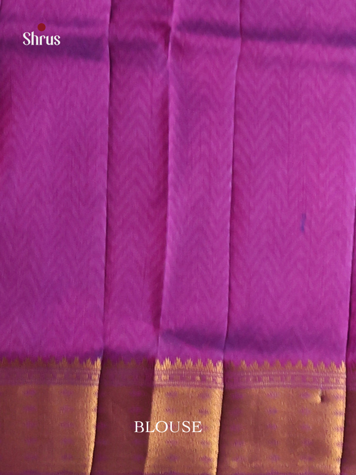 Blue & Purple - Semi Patola Saree
