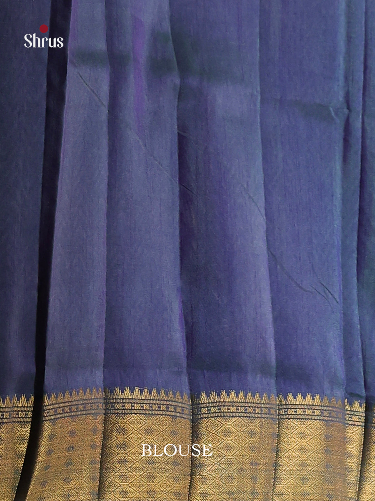 Teal & Purple - Semi Patola Saree