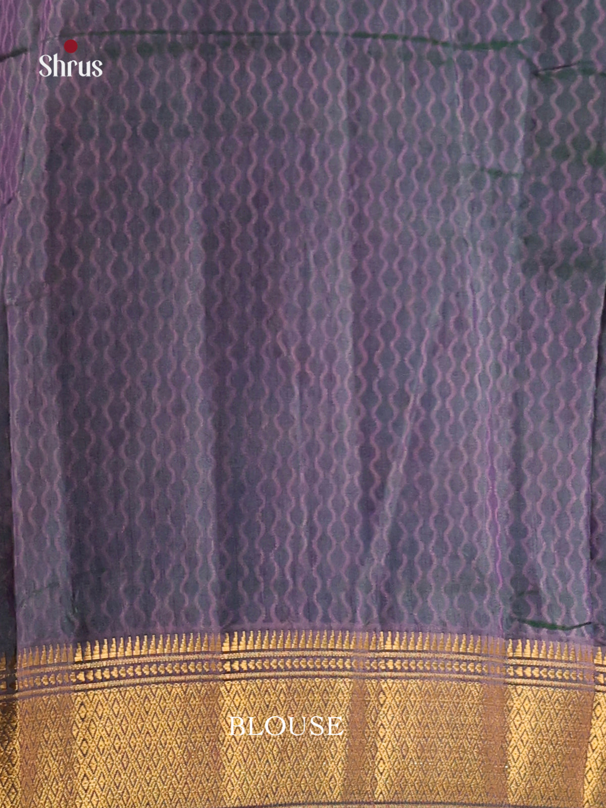 Teal & Purple - Semi Patola Saree