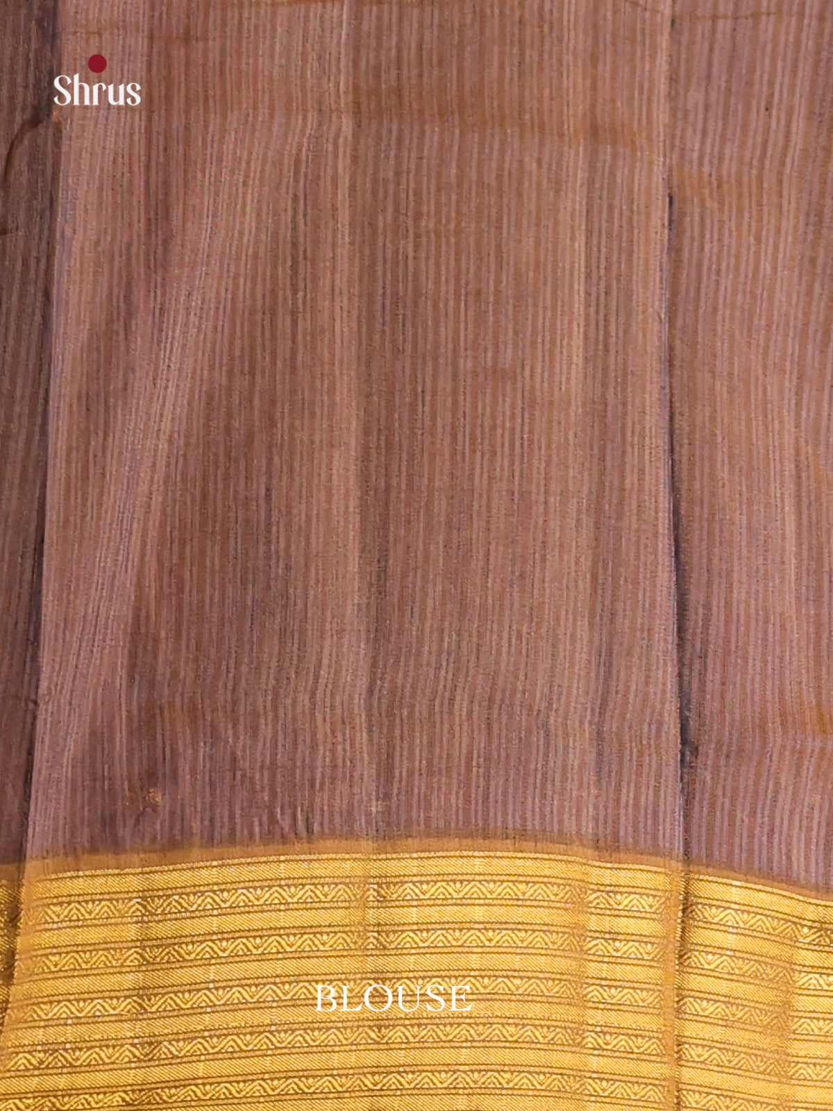 Purple & Mustard - Semi Patola Saree