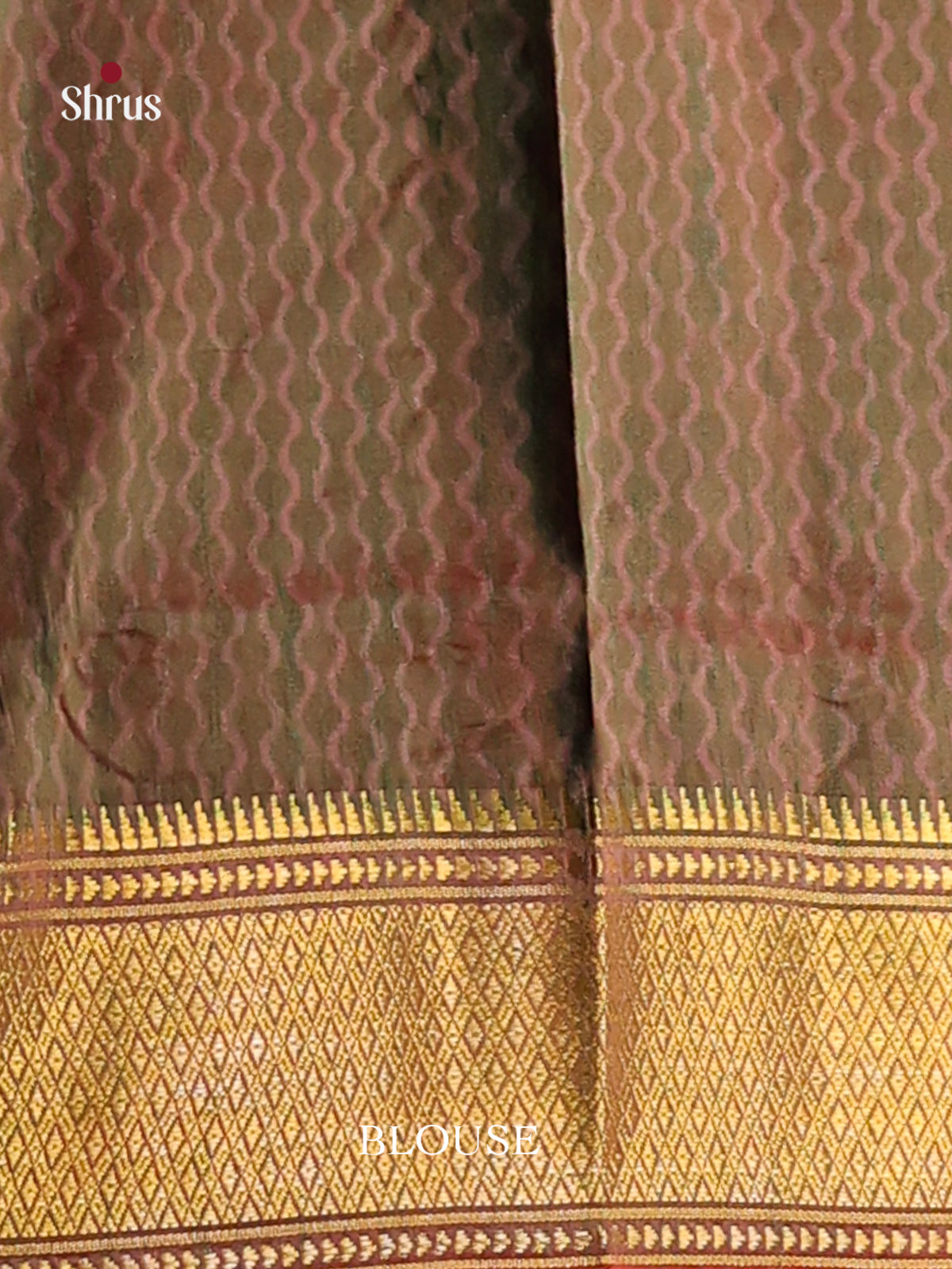Pink & Green- Semi Patola Saree