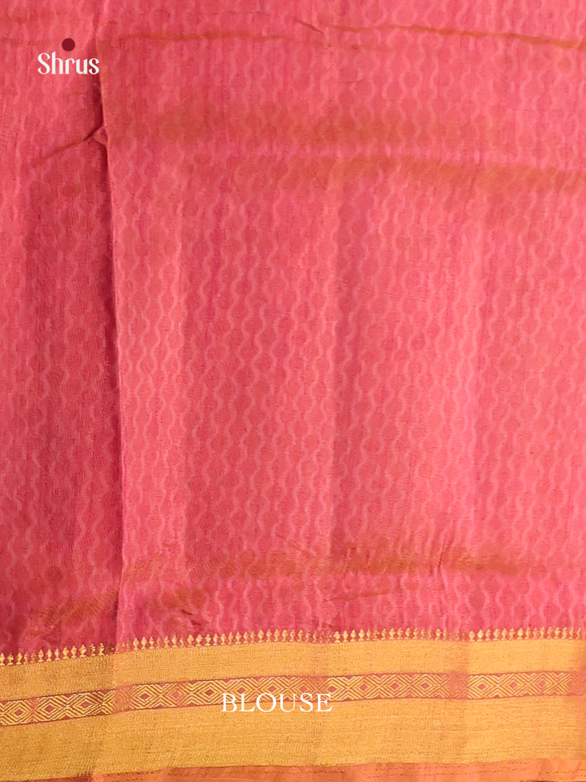 Purple & Orangish Pink - Semi Patola Saree