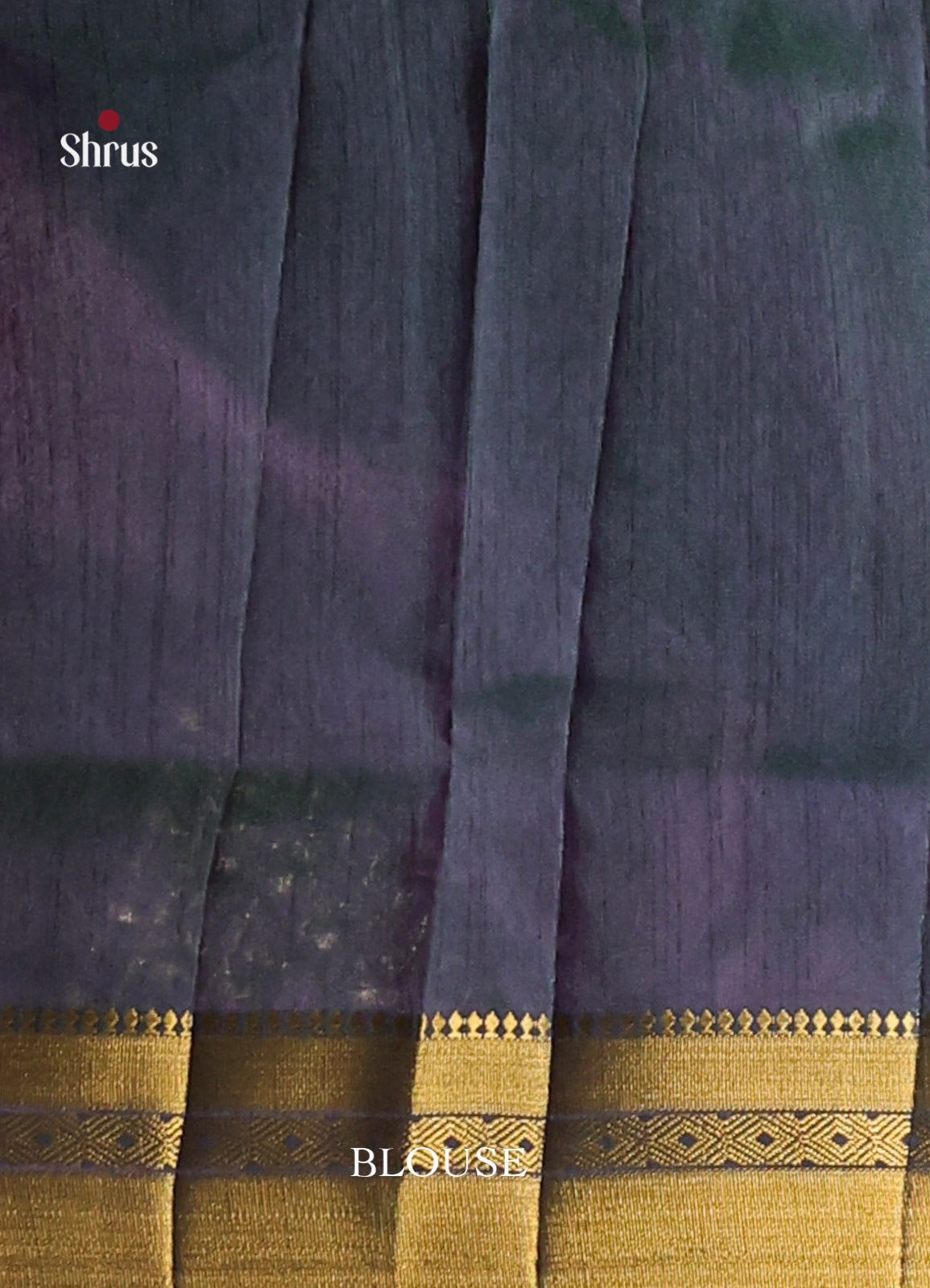 Green & Purple- Semi Patola Saree