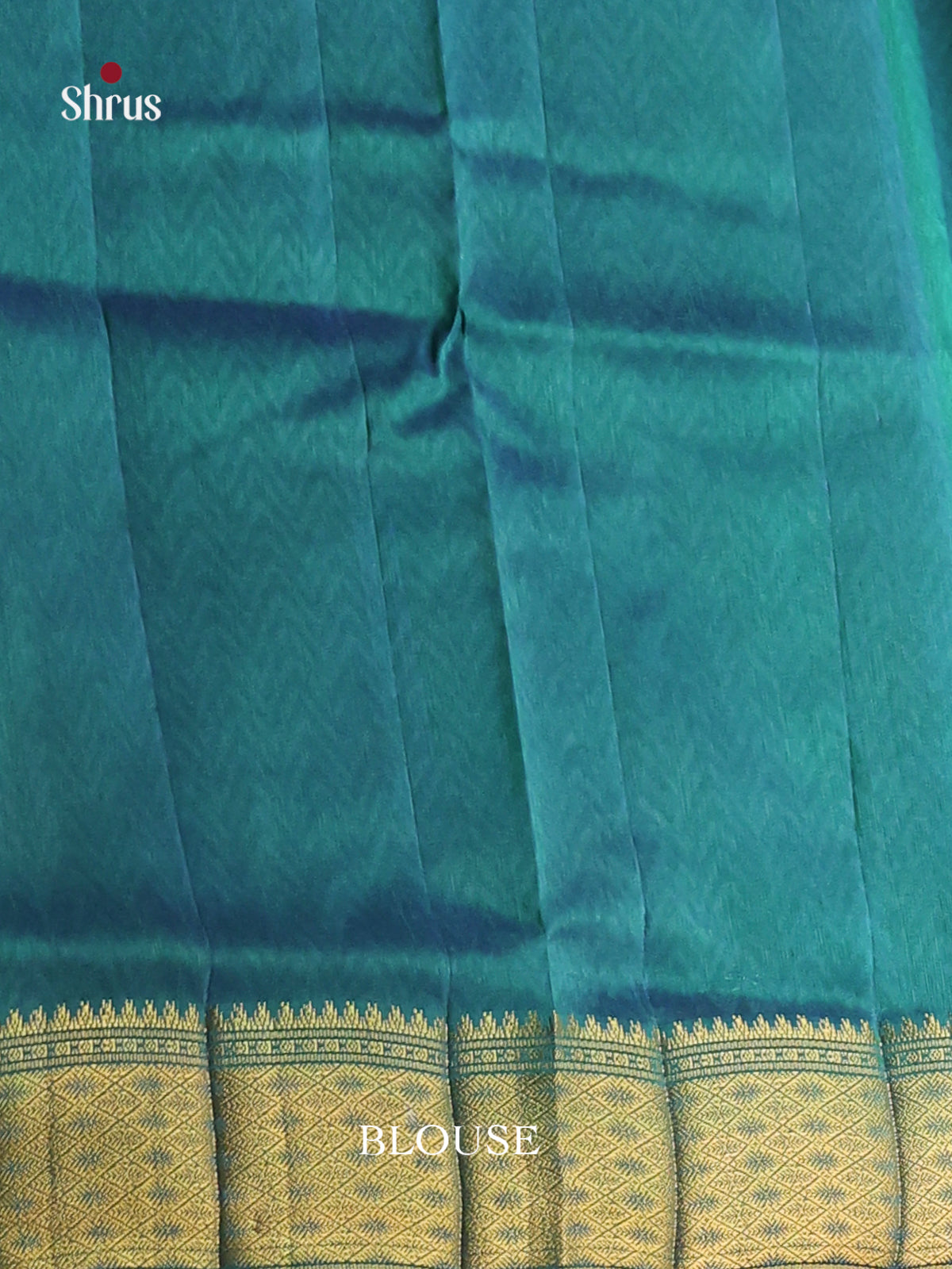 Blue & Peacock Blue- Semi Patola Saree