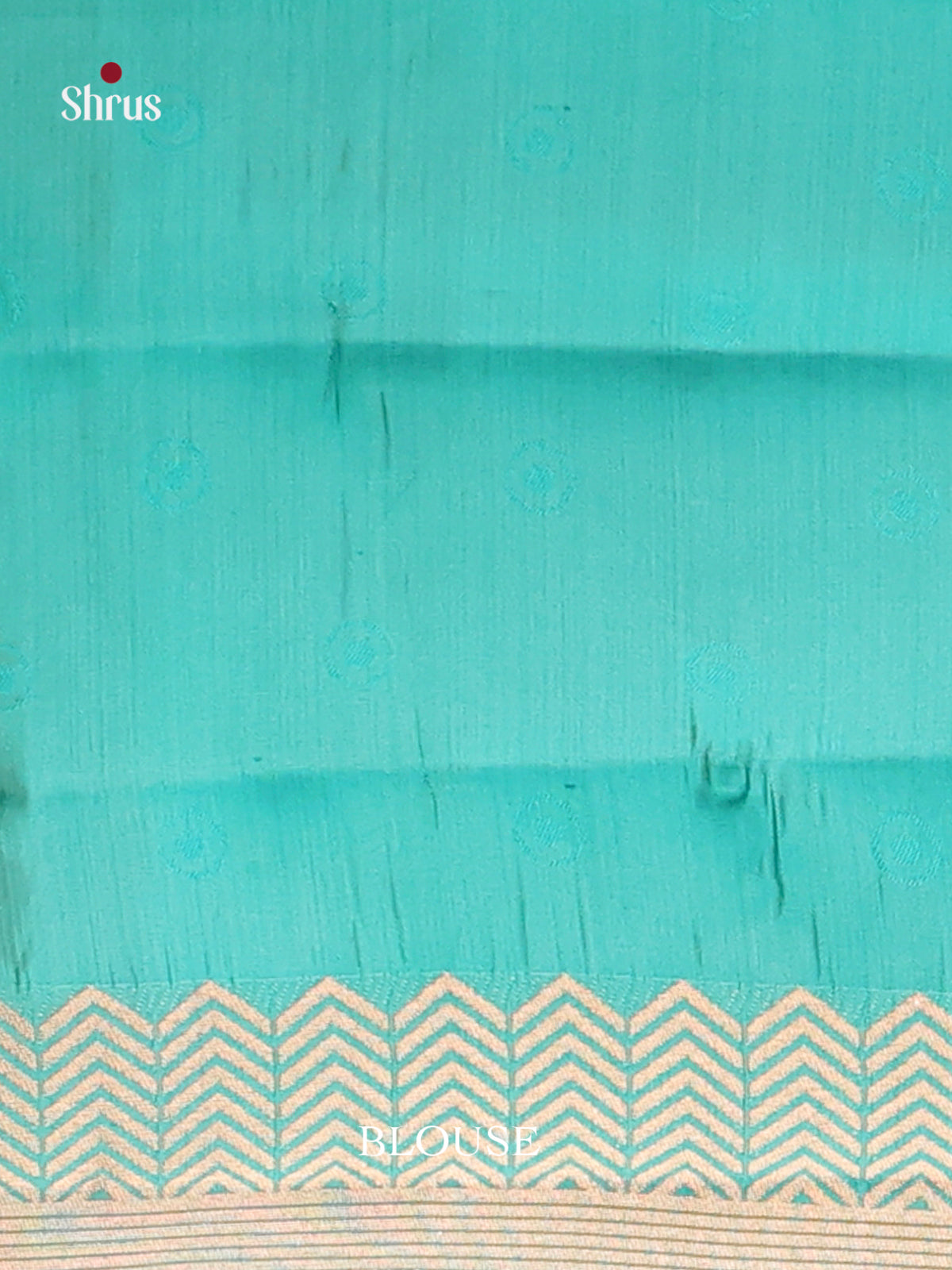 Teal- Semi Rawsilk Saree