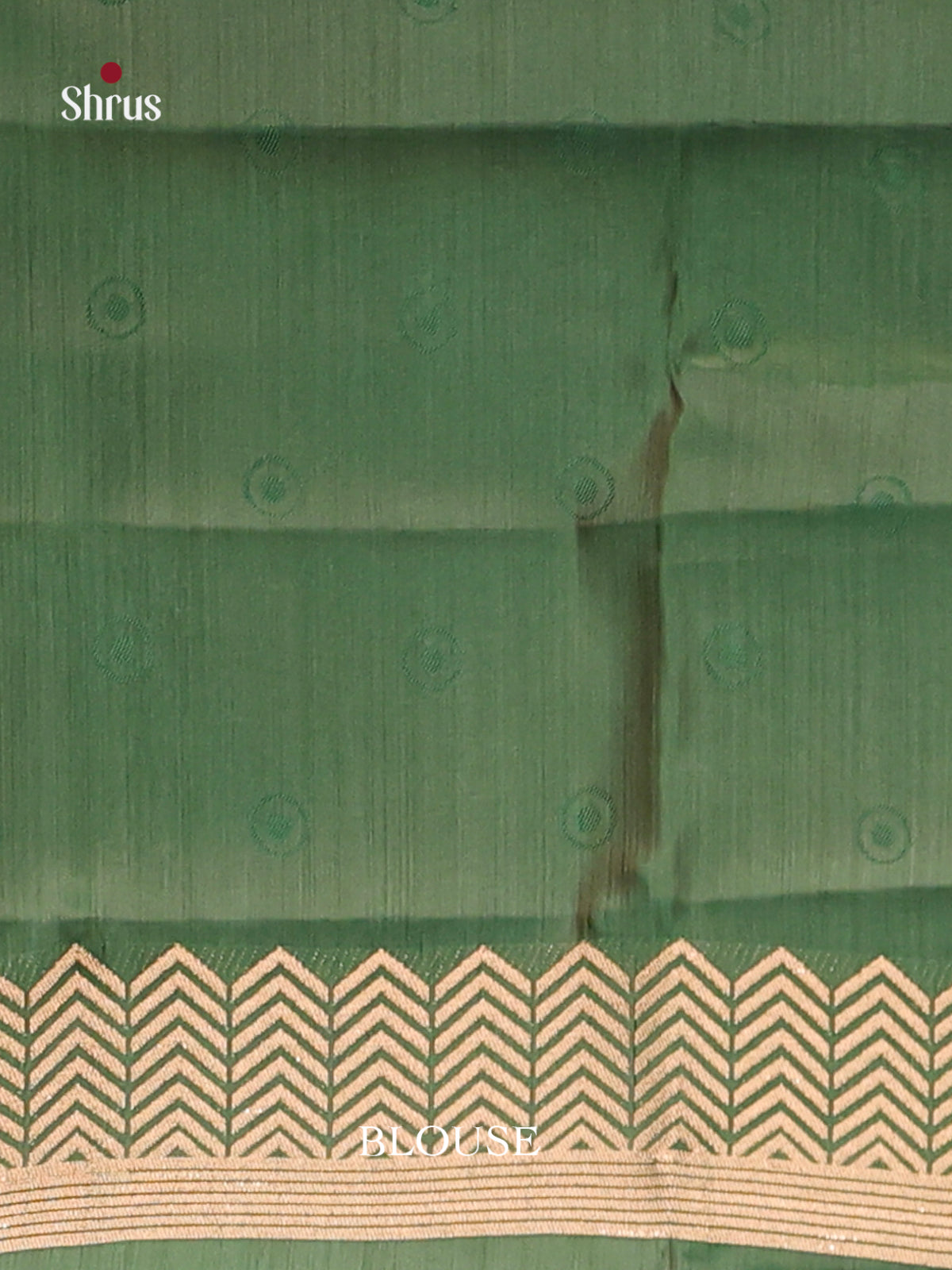 Green - Semi Rawsilk Saree