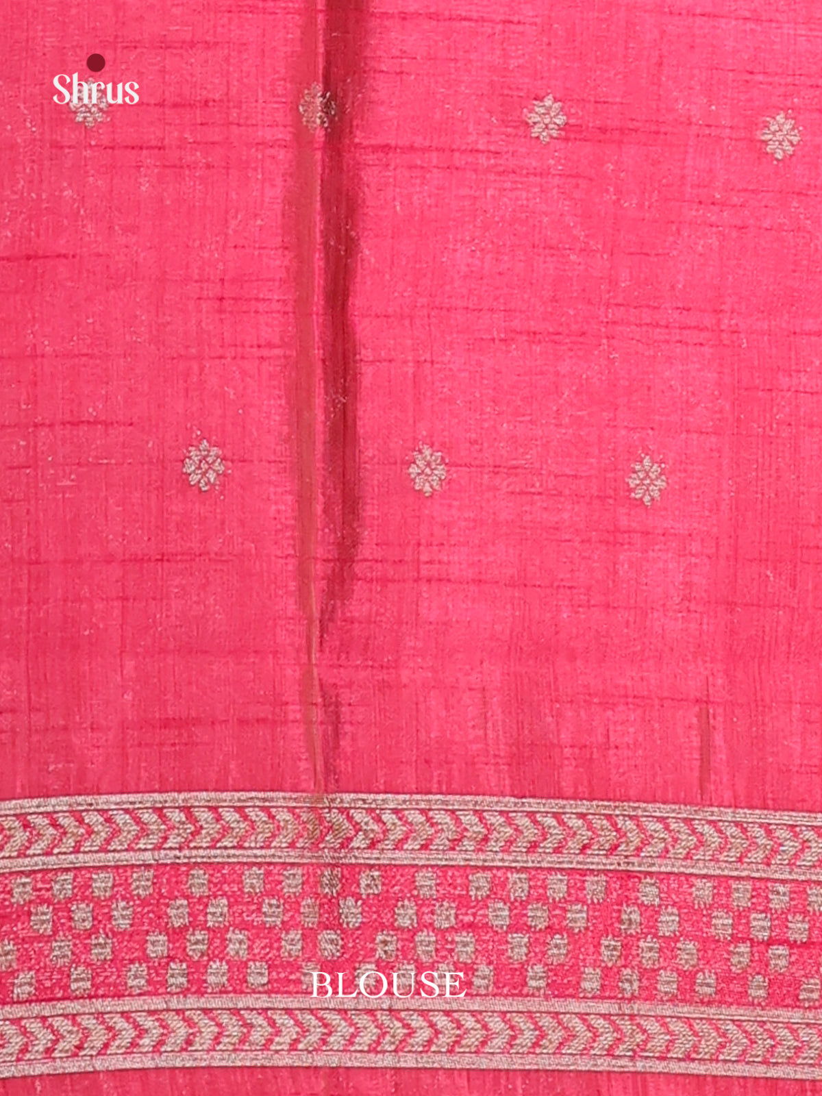 Red - Semi Rawsilk Saree