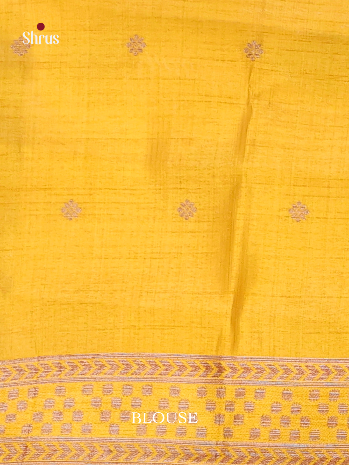 Mustard - Semi Rawsilk Saree