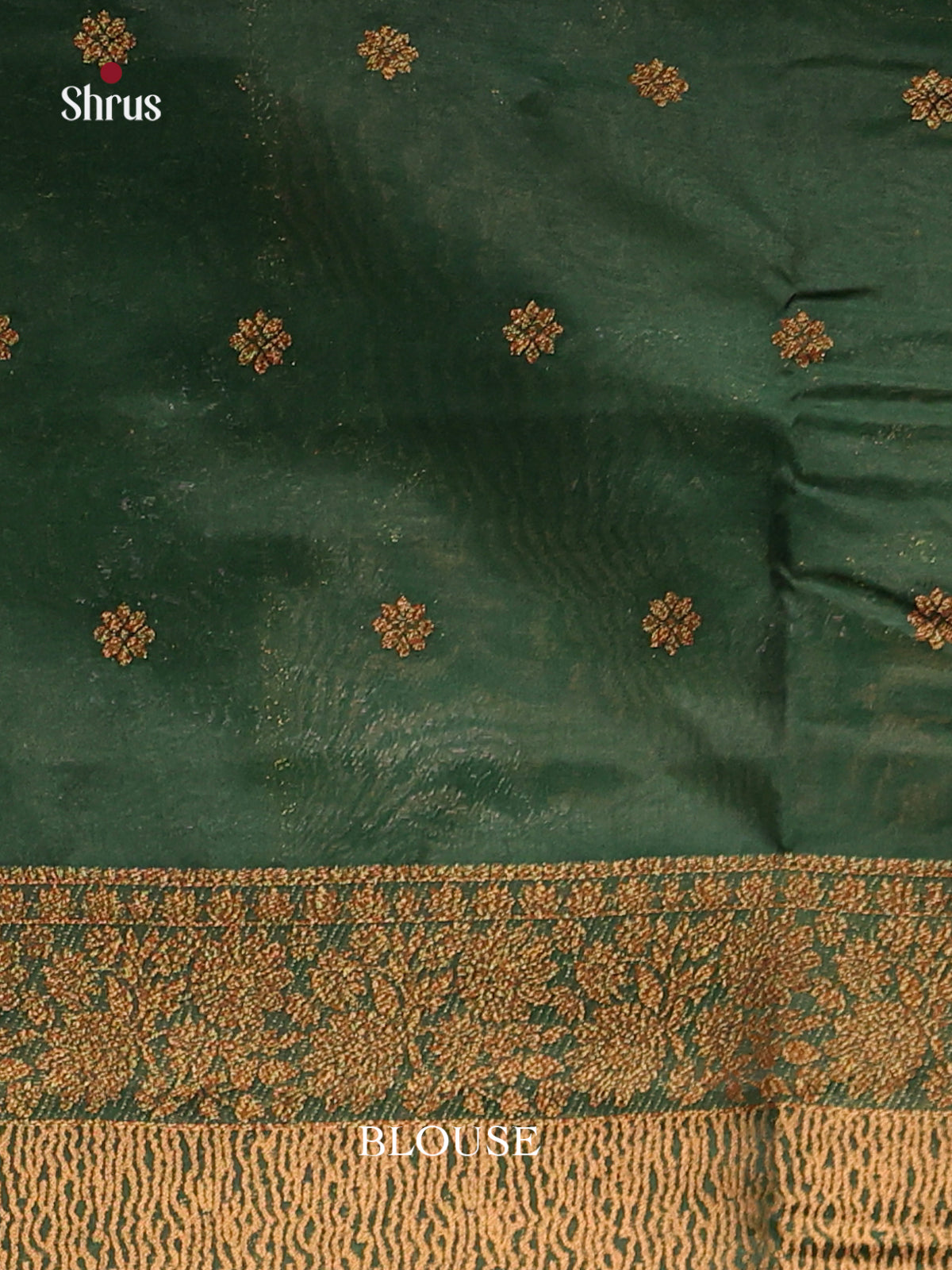 Green - Bamboo silk Saree