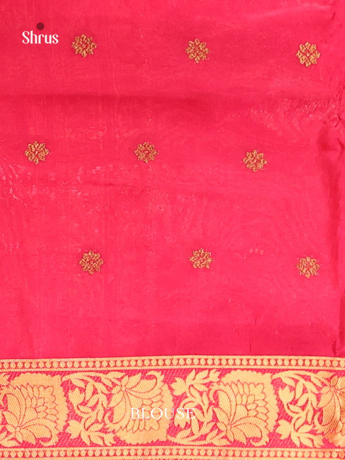 Pink - Bamboo silk Saree