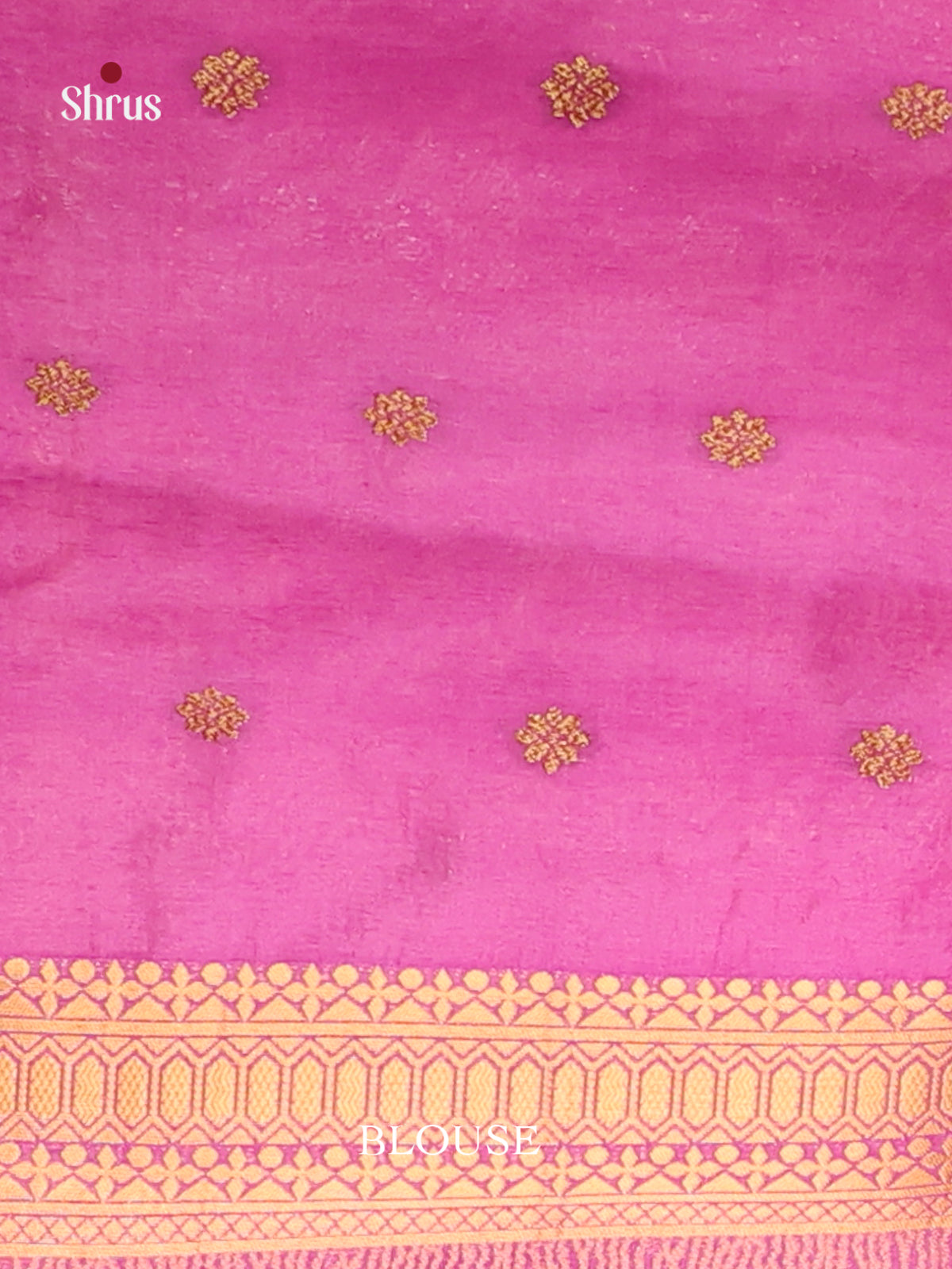 Purple- Bamboo silk Saree