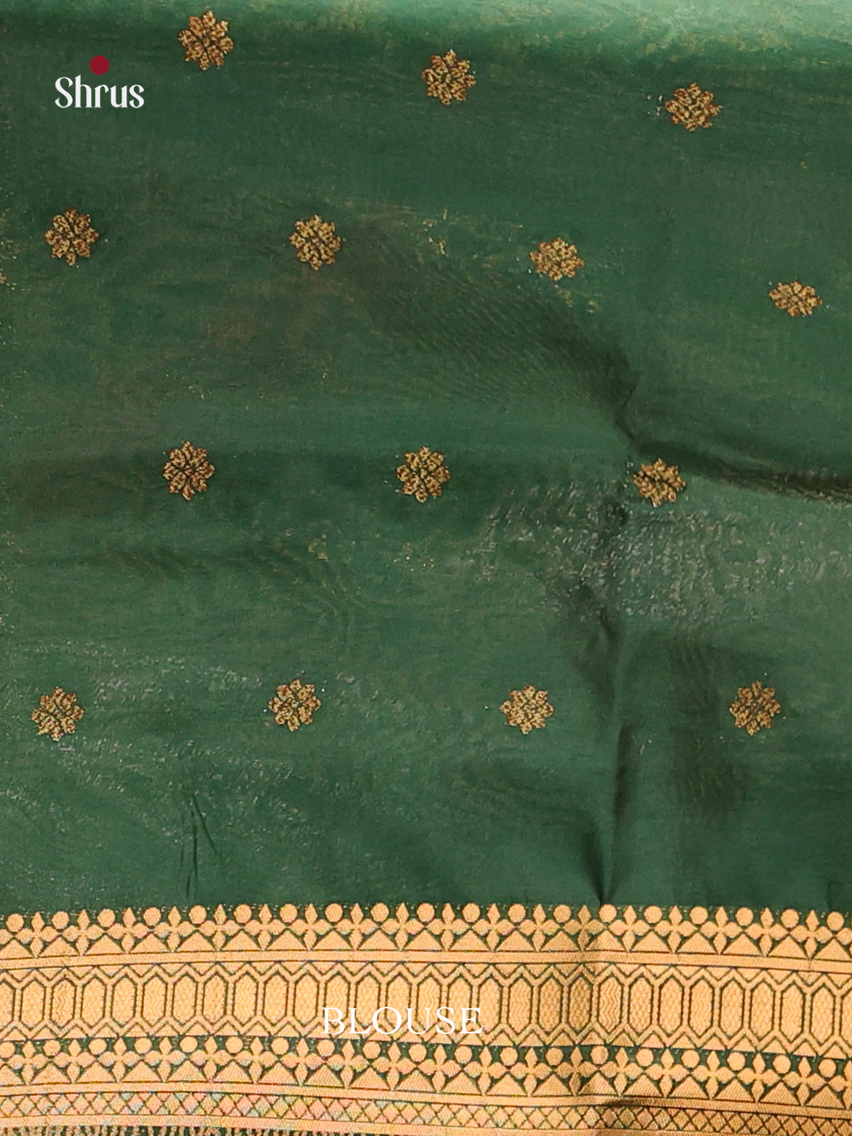 Green - Bamboo silk Saree