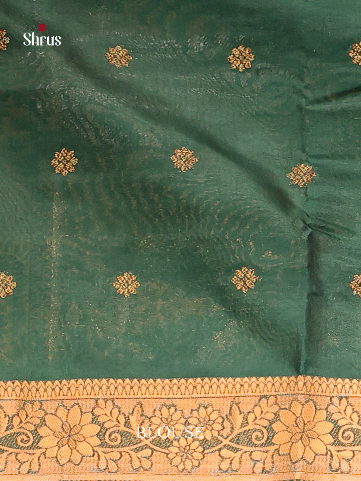 Green - Bamboo silk Saree