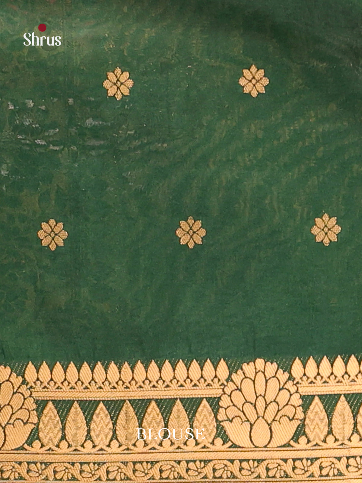 Green - Bamboo silk Saree