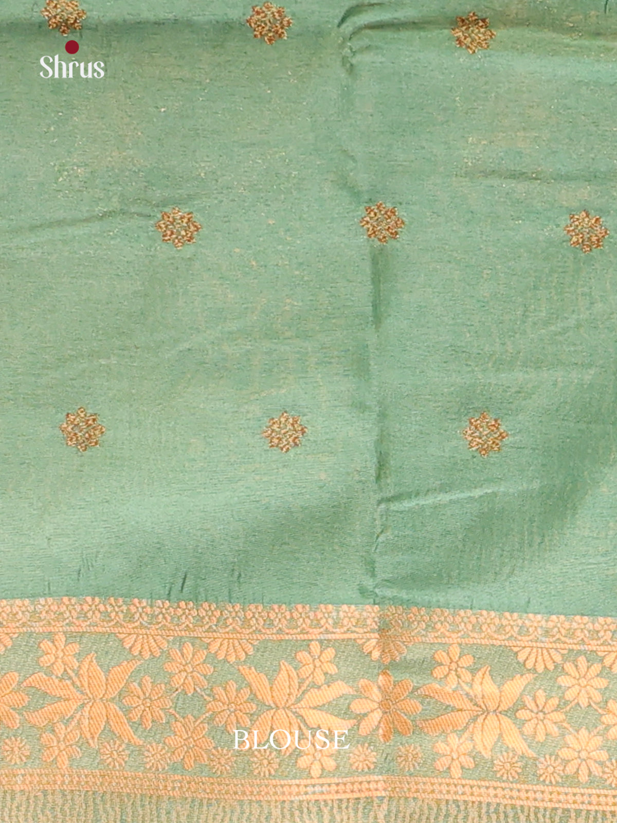 Pastel Green  - Bamboo silk Saree