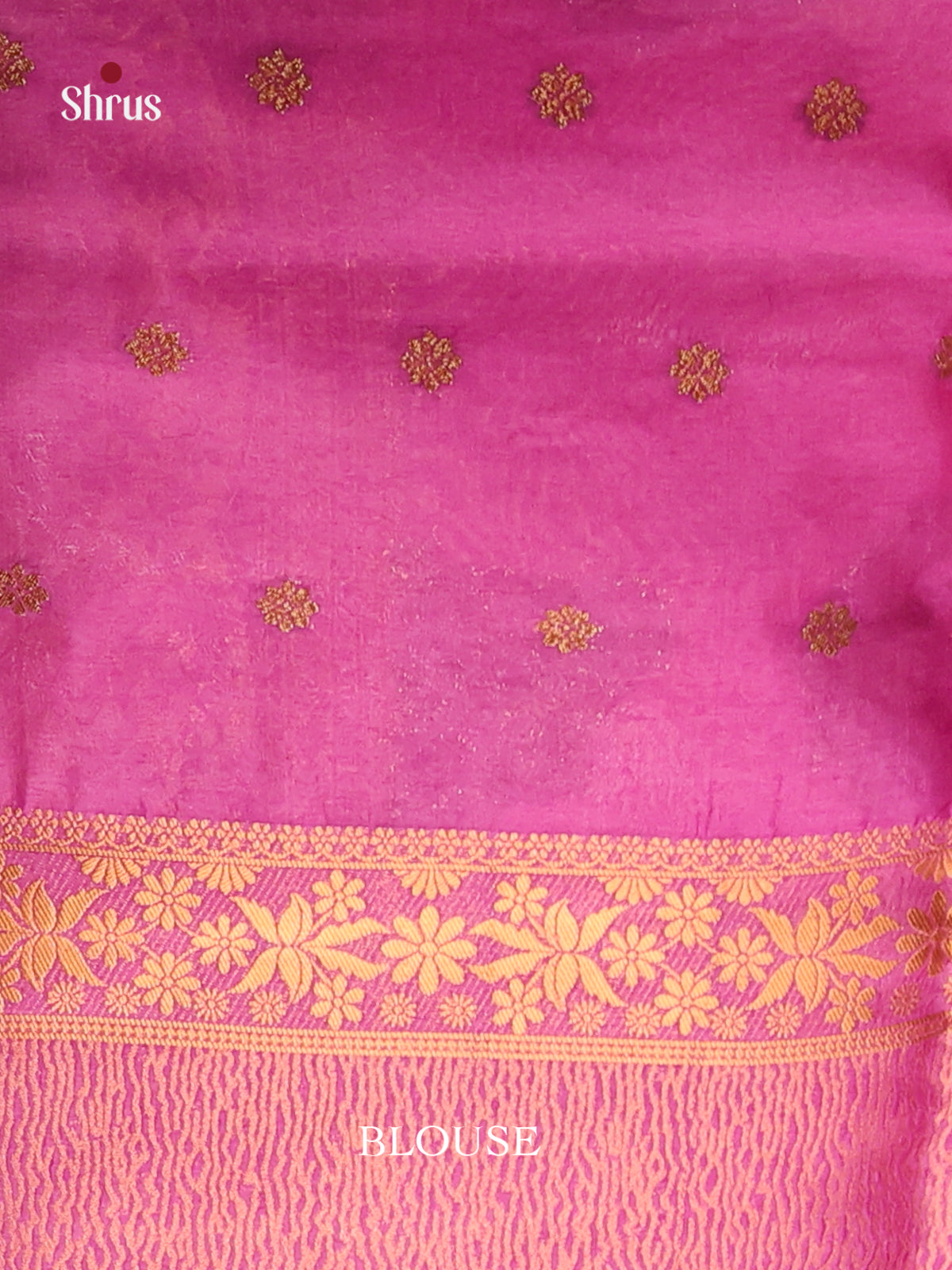 Purple- Bamboo silk Saree