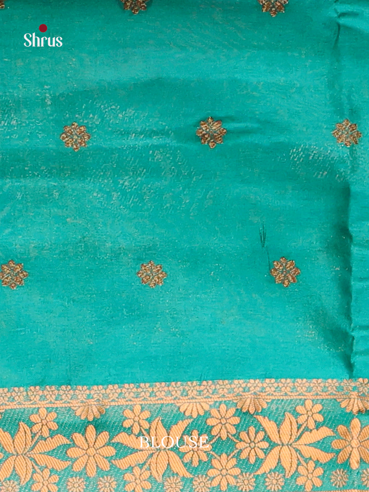 Blue  - Bamboo silk Saree
