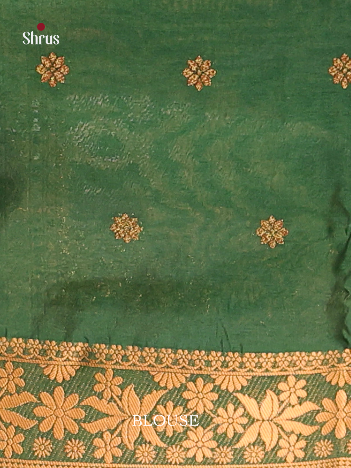 Green - Bamboo silk Saree