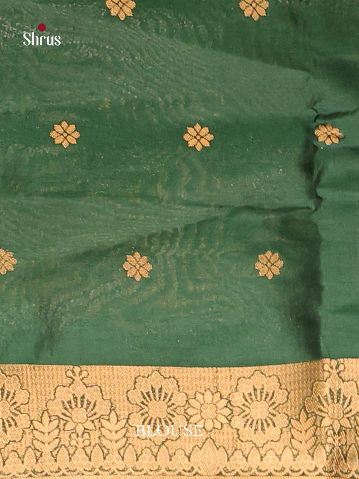 Green - Bamboo silk Saree