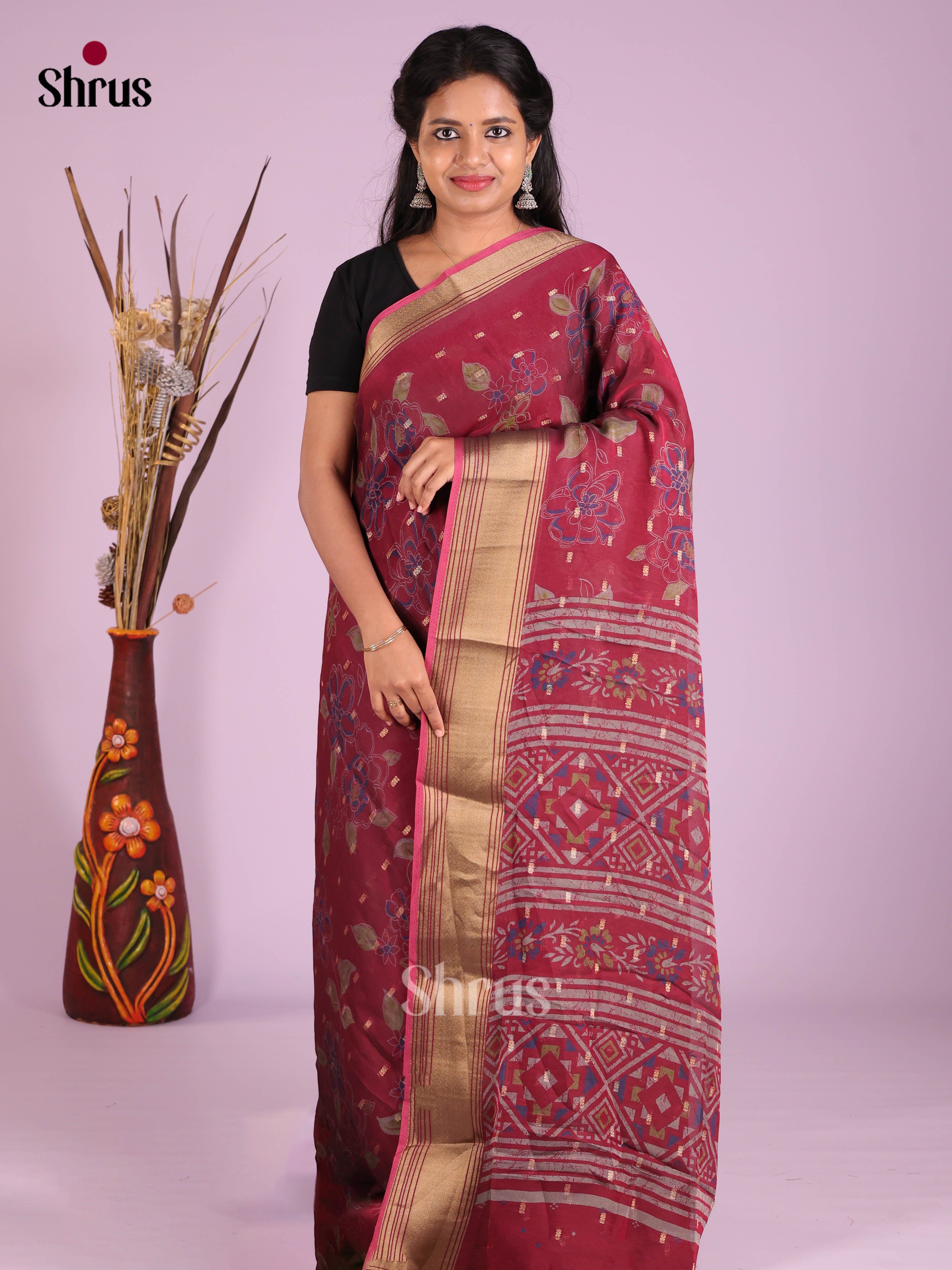 DIS07298 - Semi Georgette Saree